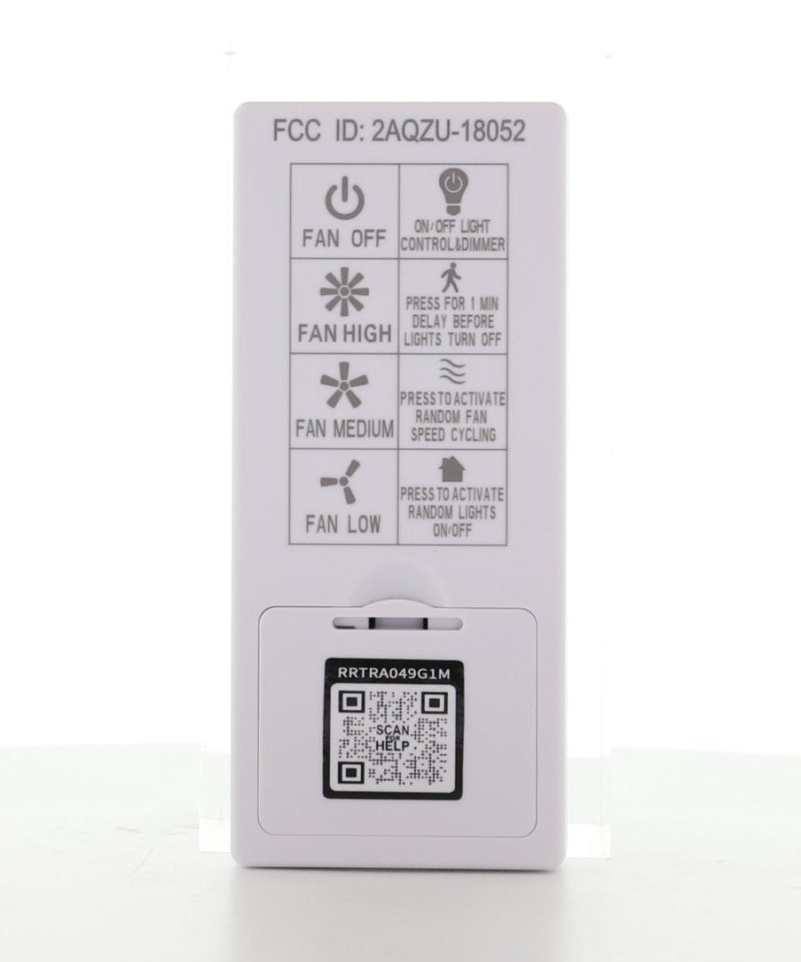 Anderic RRTRA049G1M Replacement Ceiling Fan Remote Control For Harbor Breeze 2AQZU-18052 | 304 MHz