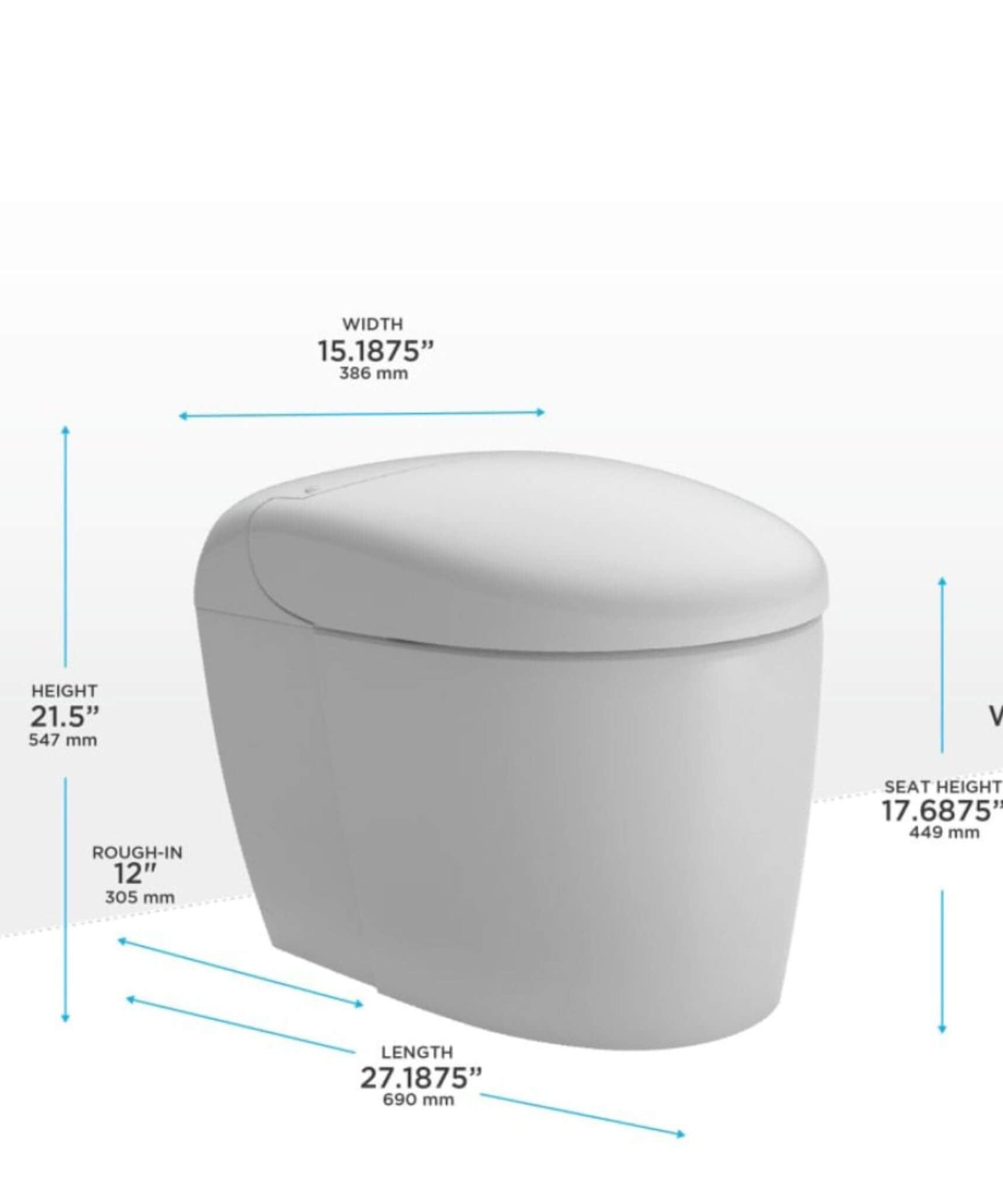 [MS8341CUMFG#01] TOTO Neorest RS Dual Flush Elongated Chair Height Toilet With Integrated Smart Bidet Seat (SAK46531)