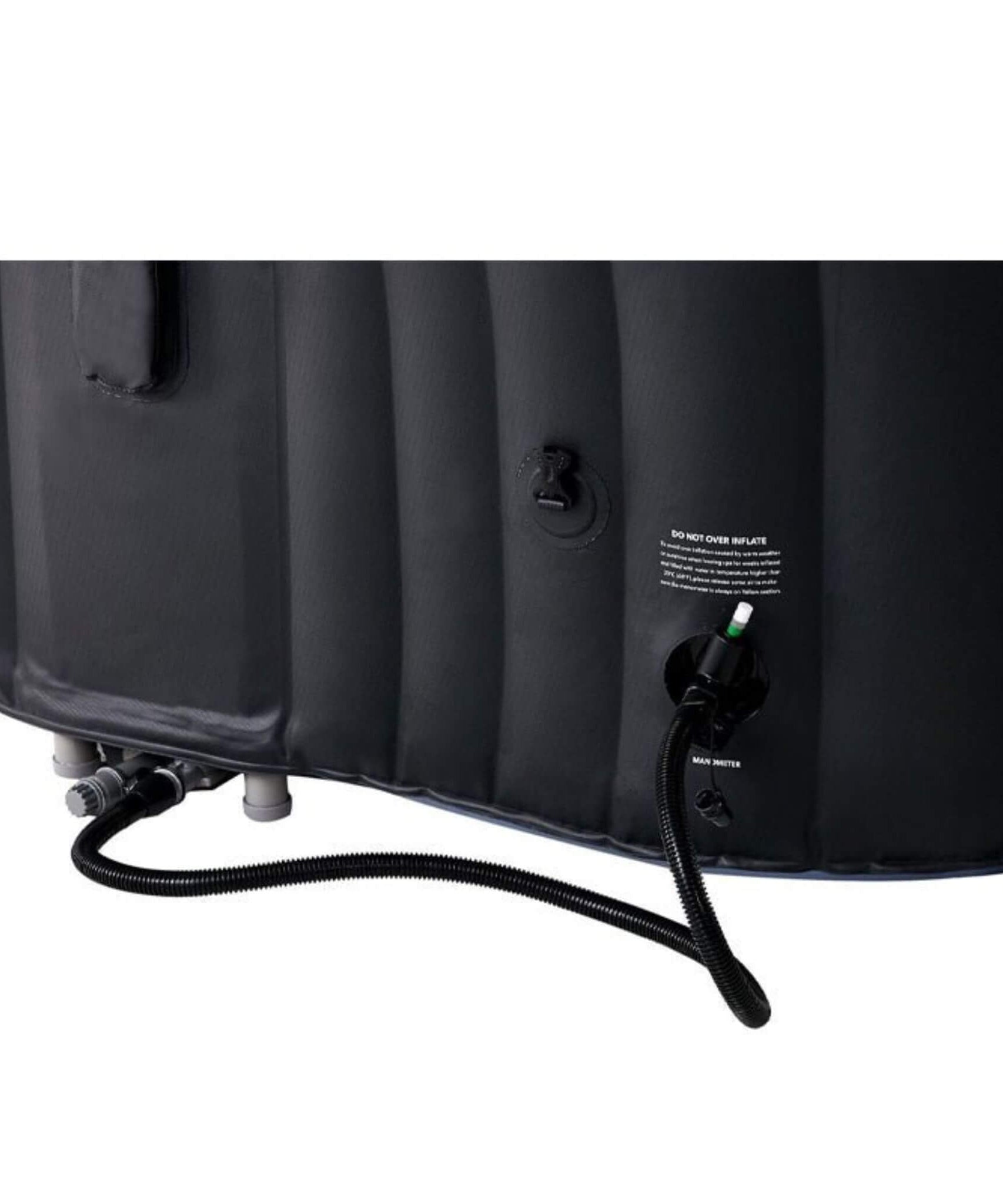 MSpa Tekapo Comfort Series Six-Person Inflatable Square Bubble Spa Hot Tub With 132 Bubble Jets [C-TE062] (SAK80641)