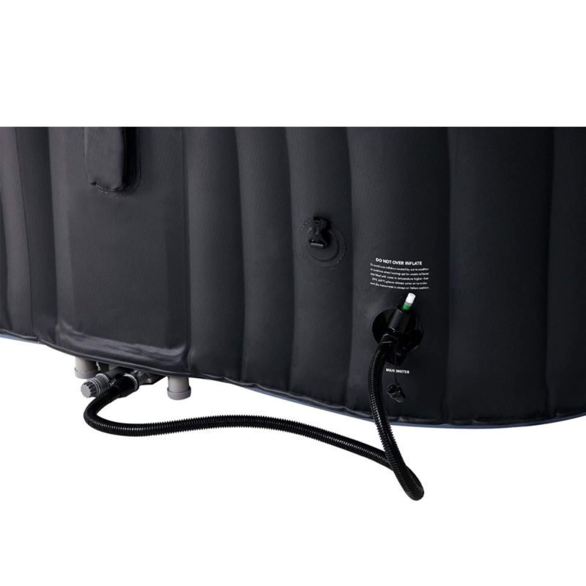MSpa Tekapo Comfort Series Six-Person Inflatable Square Bubble Spa Hot Tub With 132 Bubble Jets [C-TE062] (SAK80641)