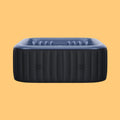 MSpa Tekapo Comfort Series Six-Person Inflatable Square Bubble Spa Hot Tub With 132 Bubble Jets [C-TE062] (SAK80641)
