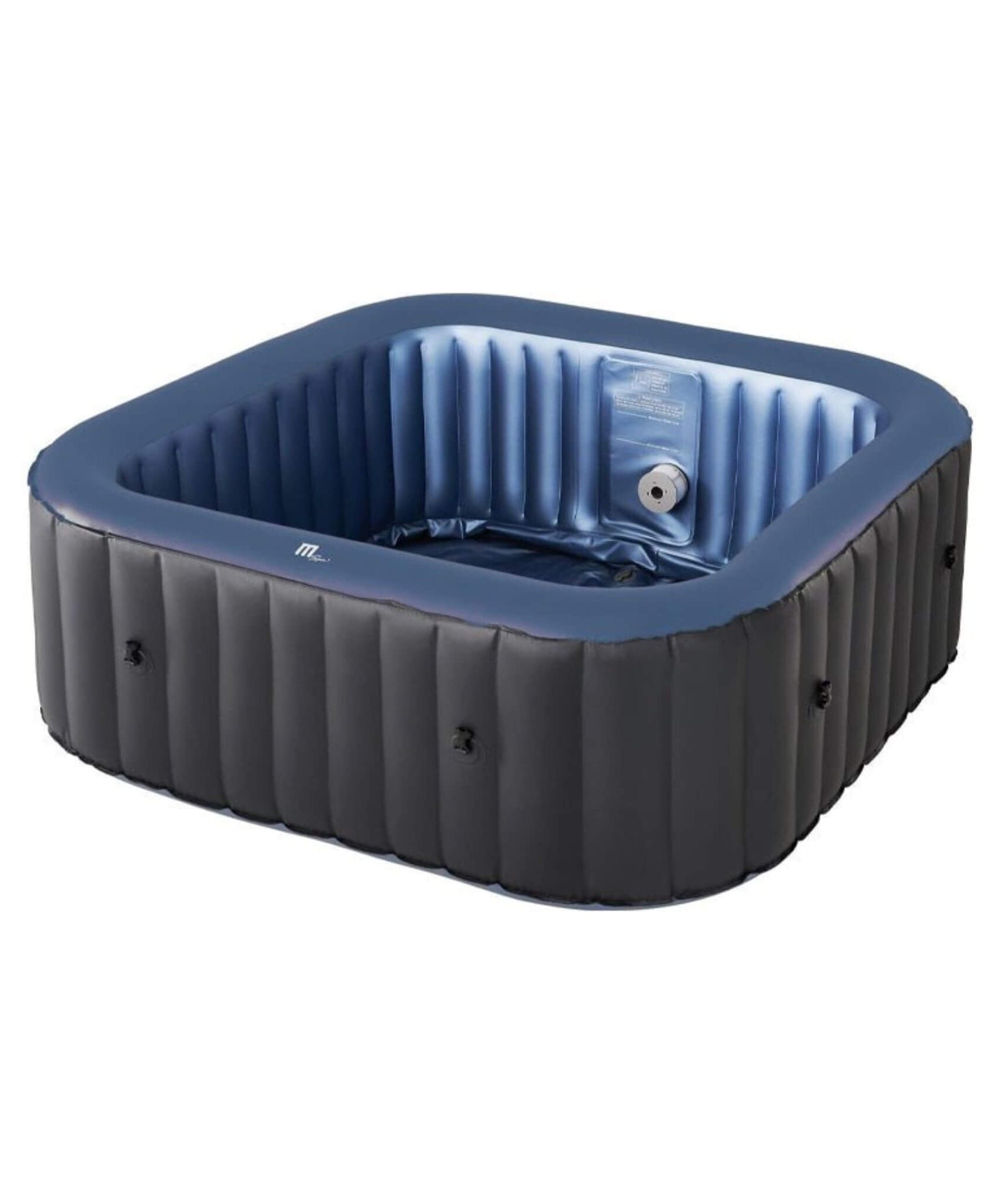MSpa Tekapo Comfort Series Six-Person Inflatable Square Bubble Spa Hot Tub With 132 Bubble Jets [C-TE062] (SAK80641)