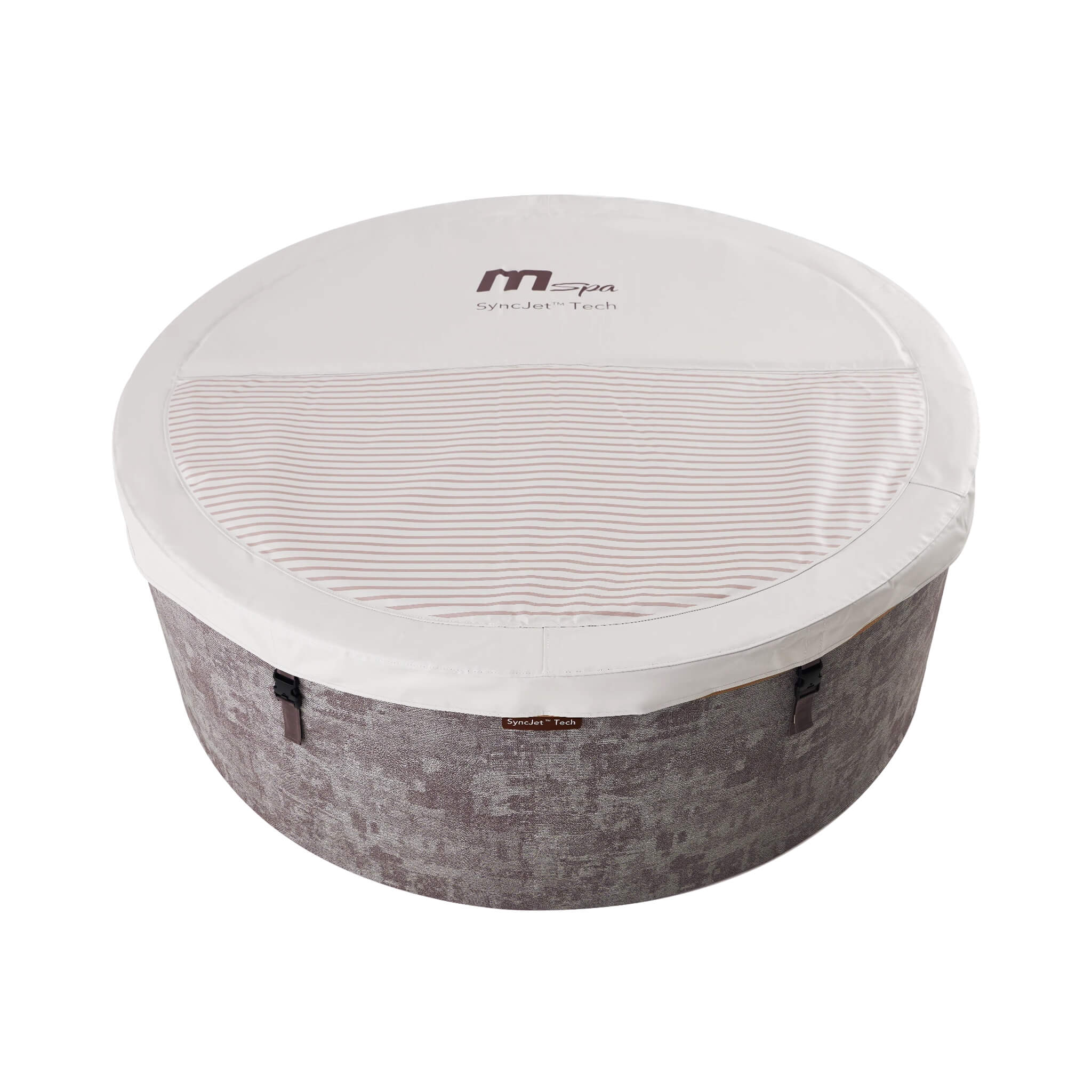 MSpa Cocoon Verto Series Six-Person Inflatable Round Hot Tub With Hydro Massage [F-CO063WE] (SAK50928)