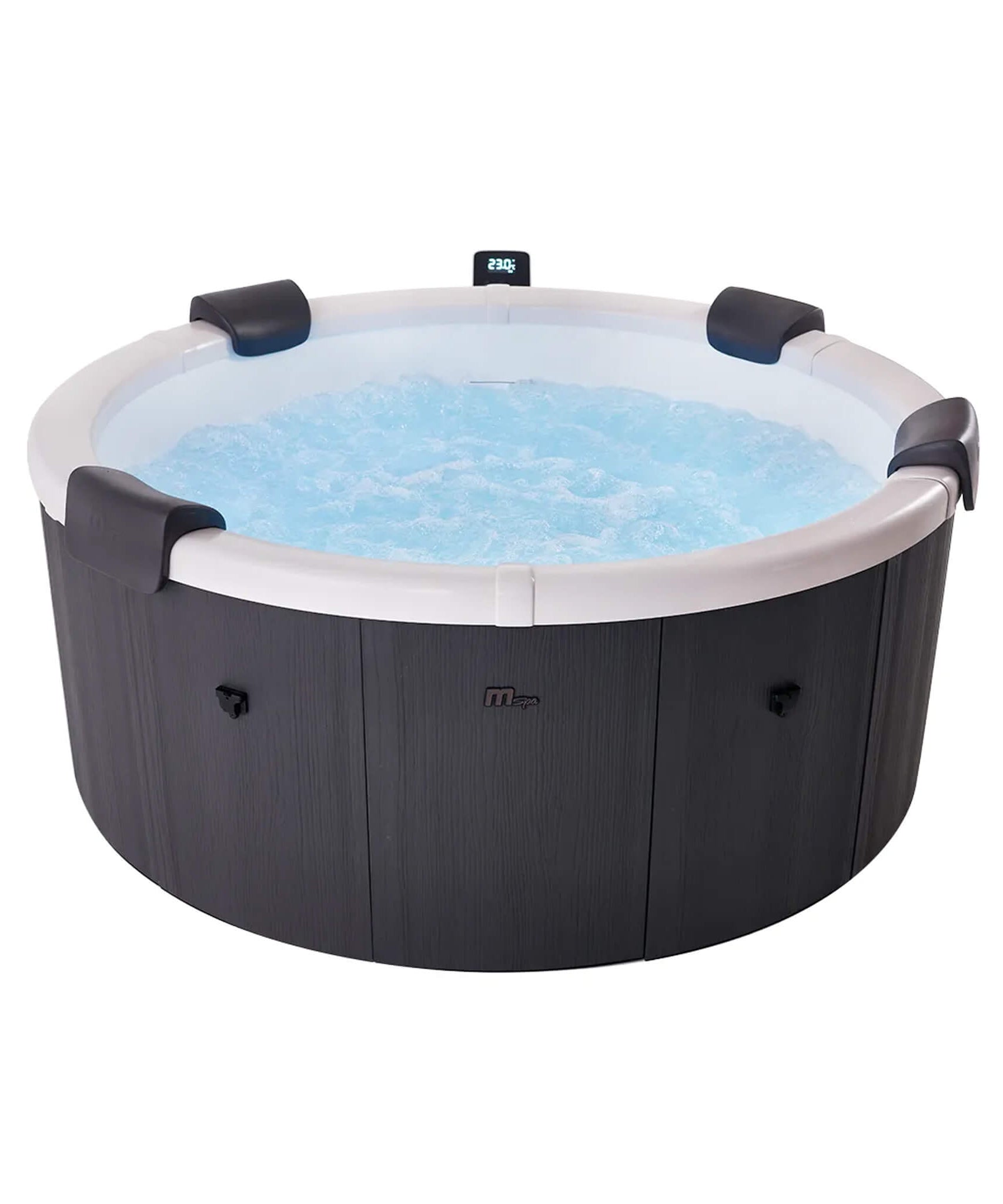 MSpa Denver Frame Series Six-Person Inflatable Round Hot Tub With Hydro Massage [F-DE066W] (SAK87043)