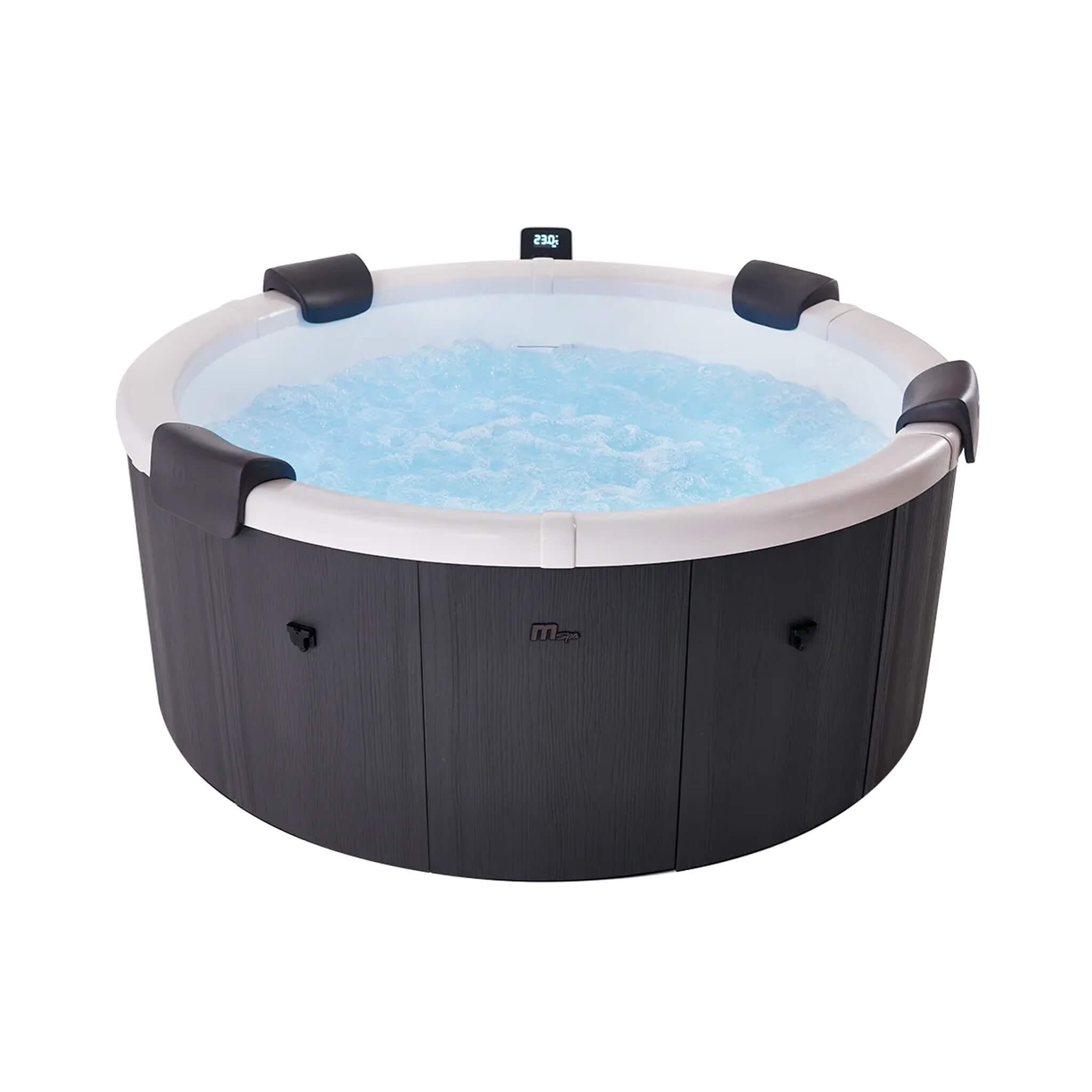 MSpa Denver Frame Series Six-Person Inflatable Round Hot Tub With Hydro Massage [F-DE066W] (SAK87043)