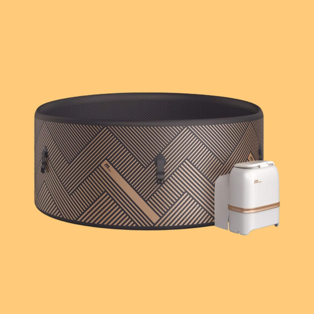 MSpa Mono Frame Series Luxury 6-Person Inflatable Round Hot Tub With WIFI Control [F-MO063W] (SAK75263)