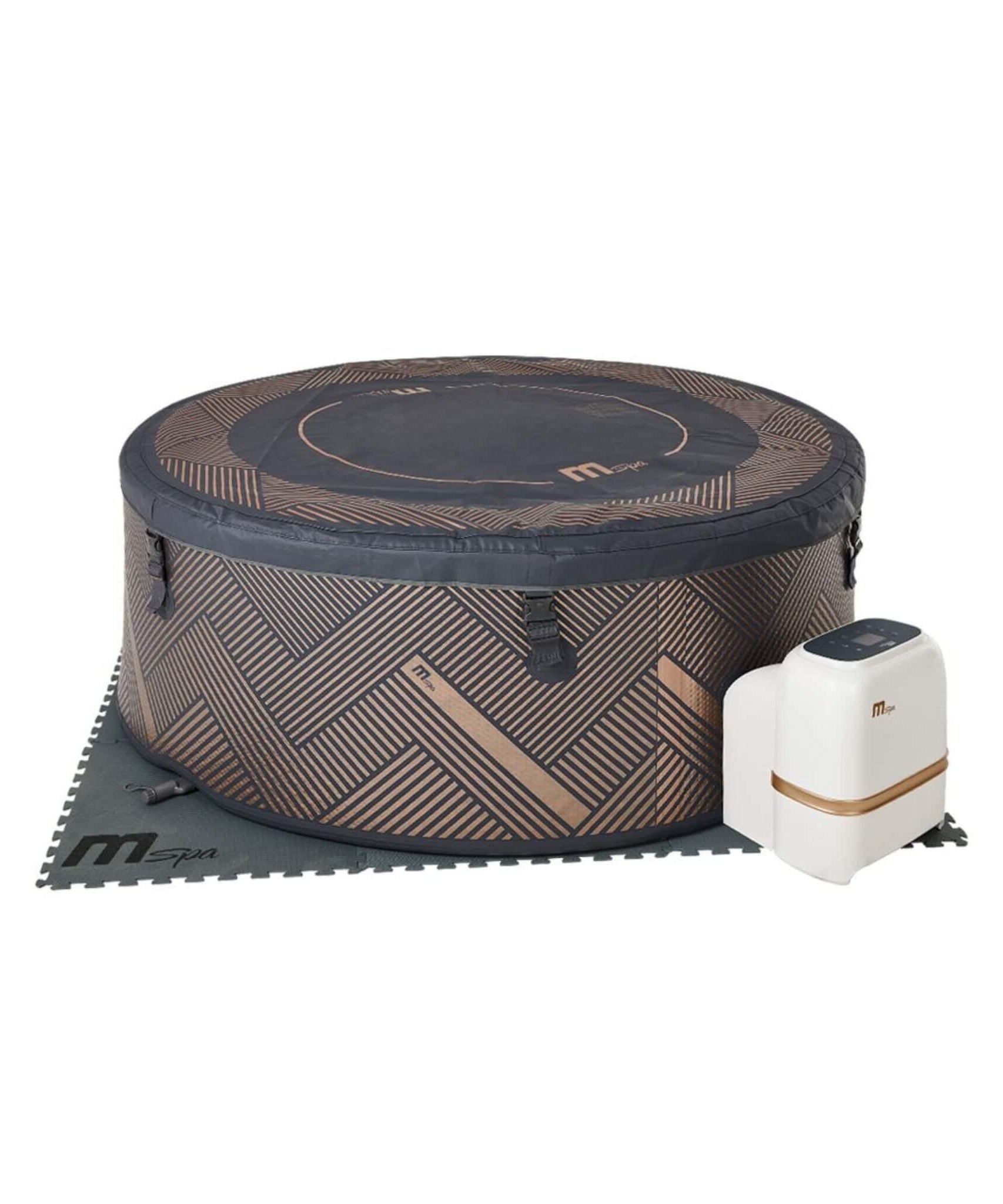 MSpa Mono Frame Series Luxury 6-Person Inflatable Round Hot Tub With WIFI Control [F-MO063W] (SAK75263)