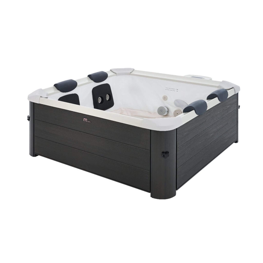 MSpa Oslo Supreme 6-Person 120 Jets Square Spa W/ LED Lights & Integrated App Control [F-OS063W] (SAK93516)