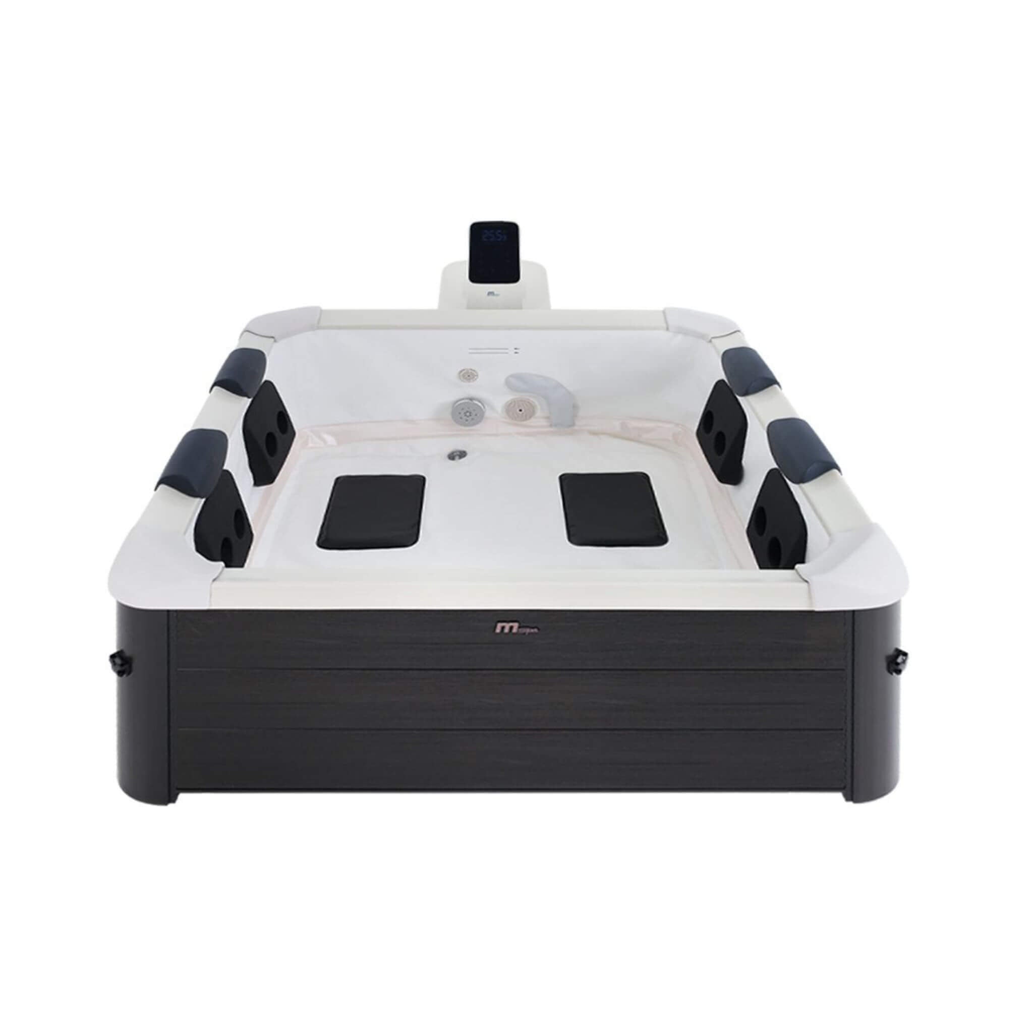 MSpa Oslo Supreme 6-Person 120 Jets Square Spa W/ LED Lights & Integrated App Control [F-OS063W] (SAK93516)