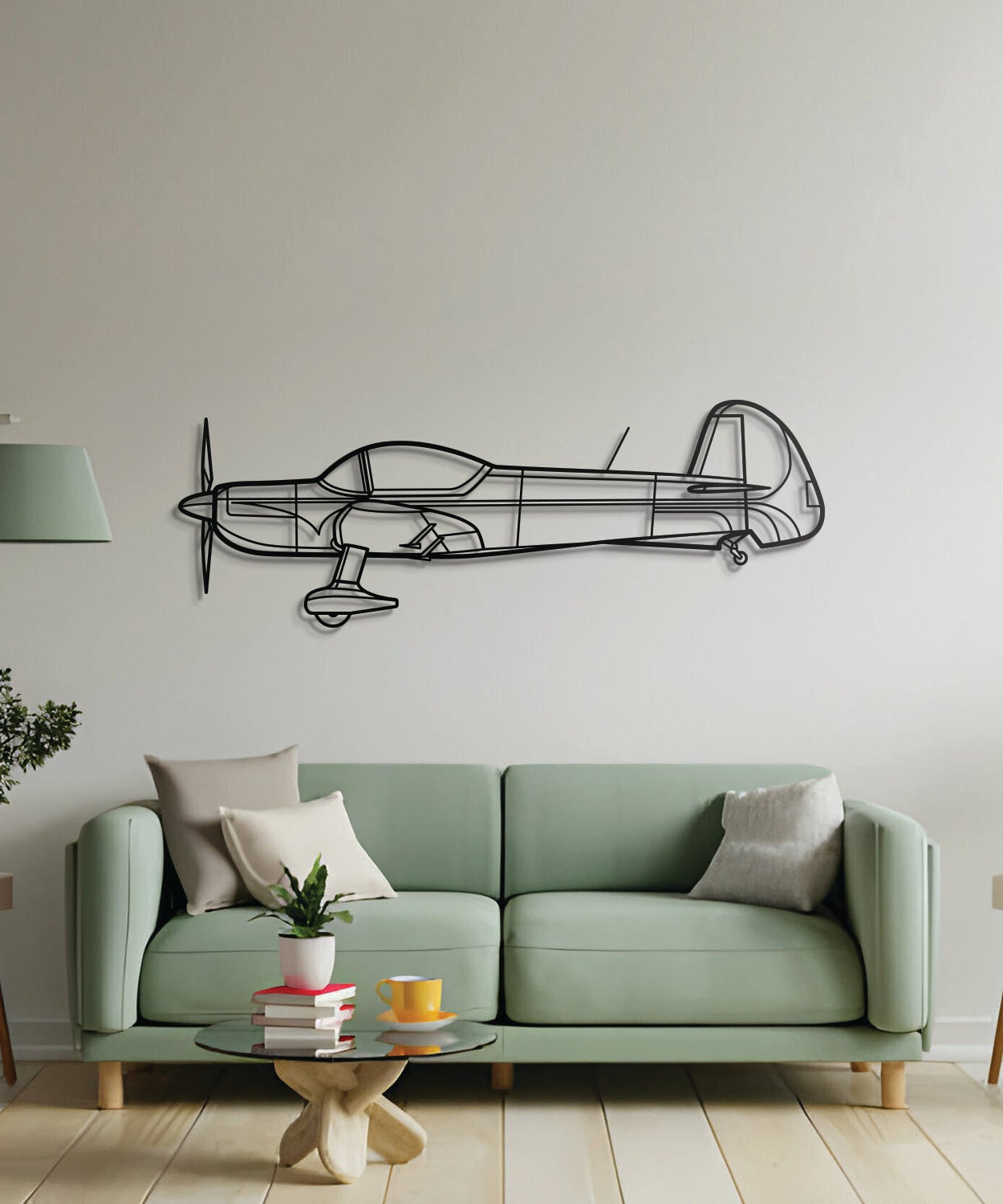 Kappe 10 2006 Metallflugzeug Wandkunst - NCP0315