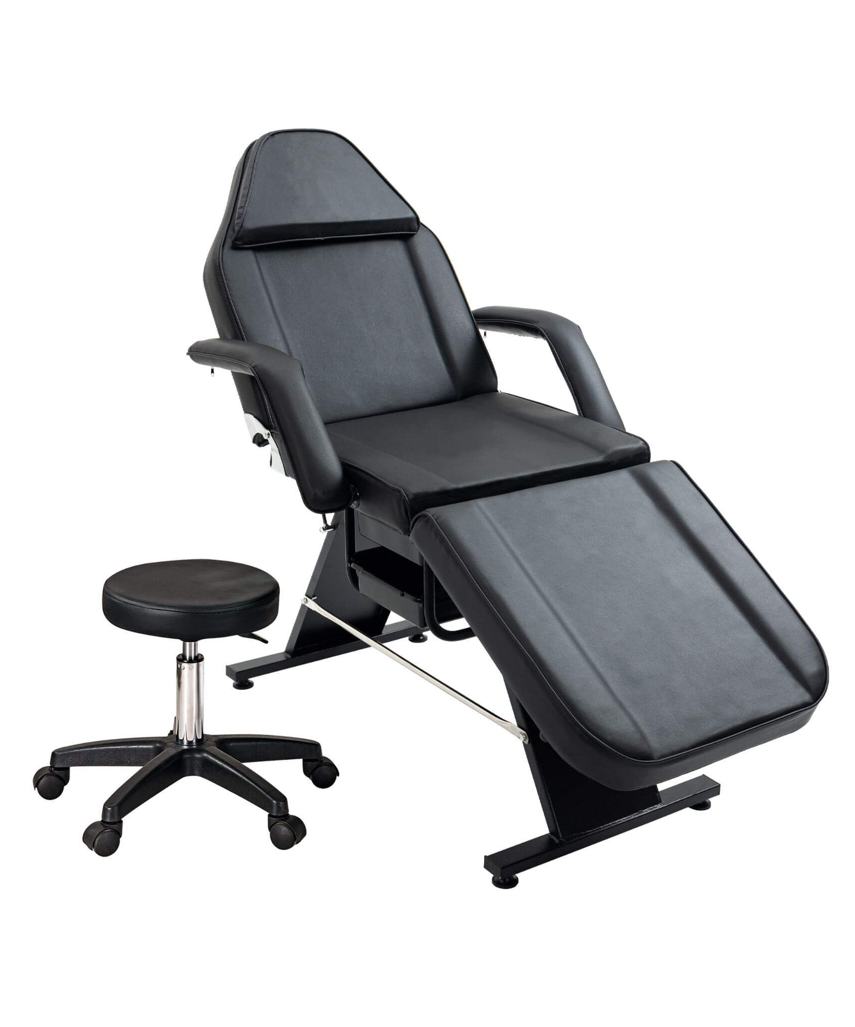 Multi-Purpose 3-Section Adjustable Massage Tattoo Chair With Stool (SAK35617)