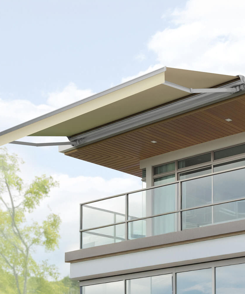 Multiple Awnings Brasilia Europa Premium Outdoor Semi-Cassette Retractable Sun Shade Awning [Made-To-Order] (SAK76825)