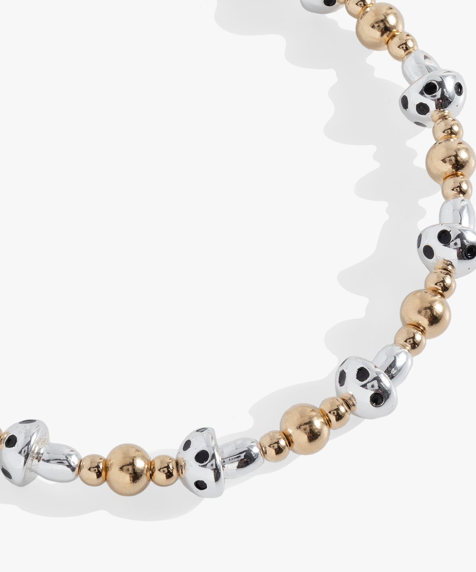 Mushroom Beaded Bangle