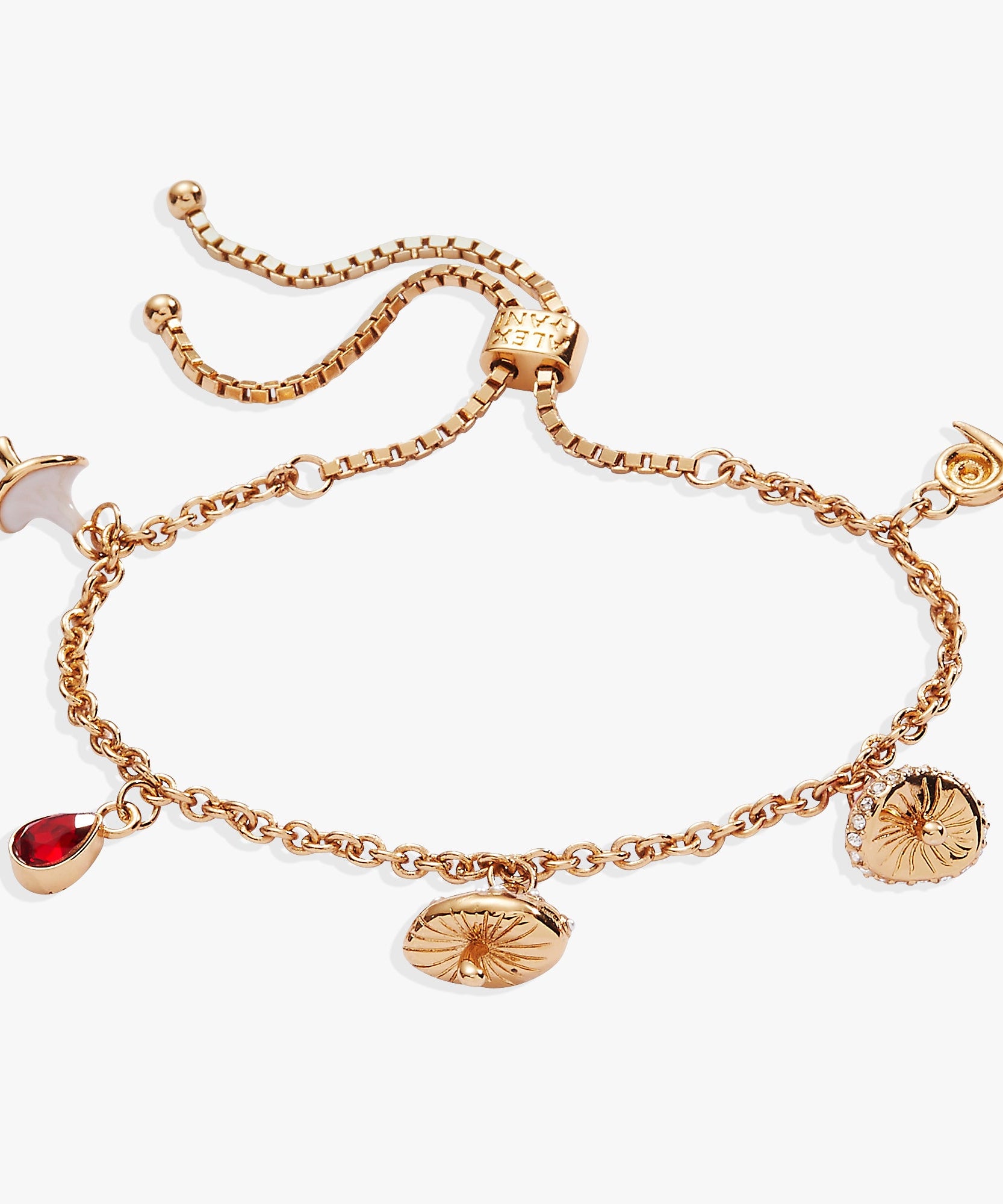 Mushroom Bolo Charm Bracelet