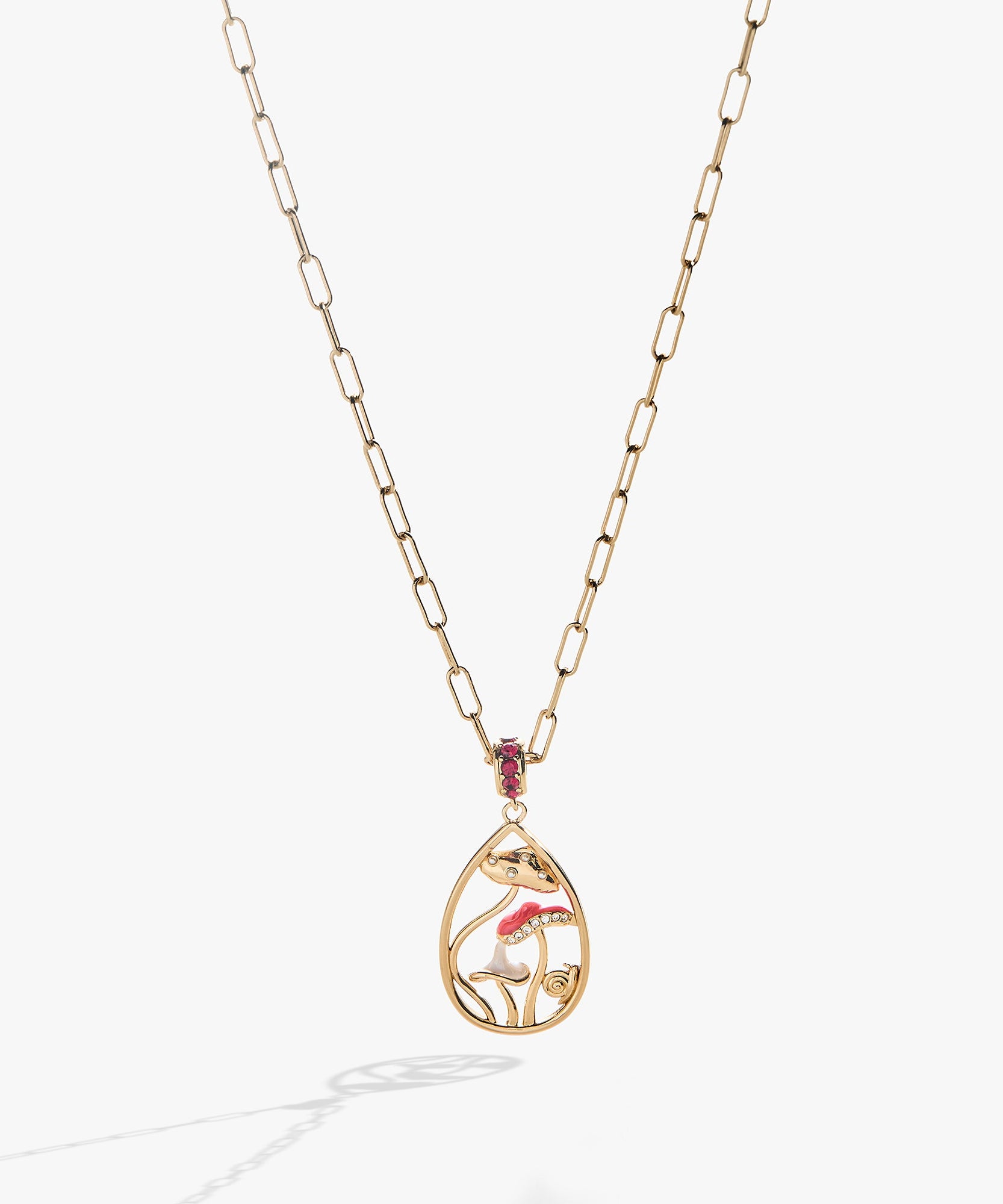 Mushroom Pendant Necklace