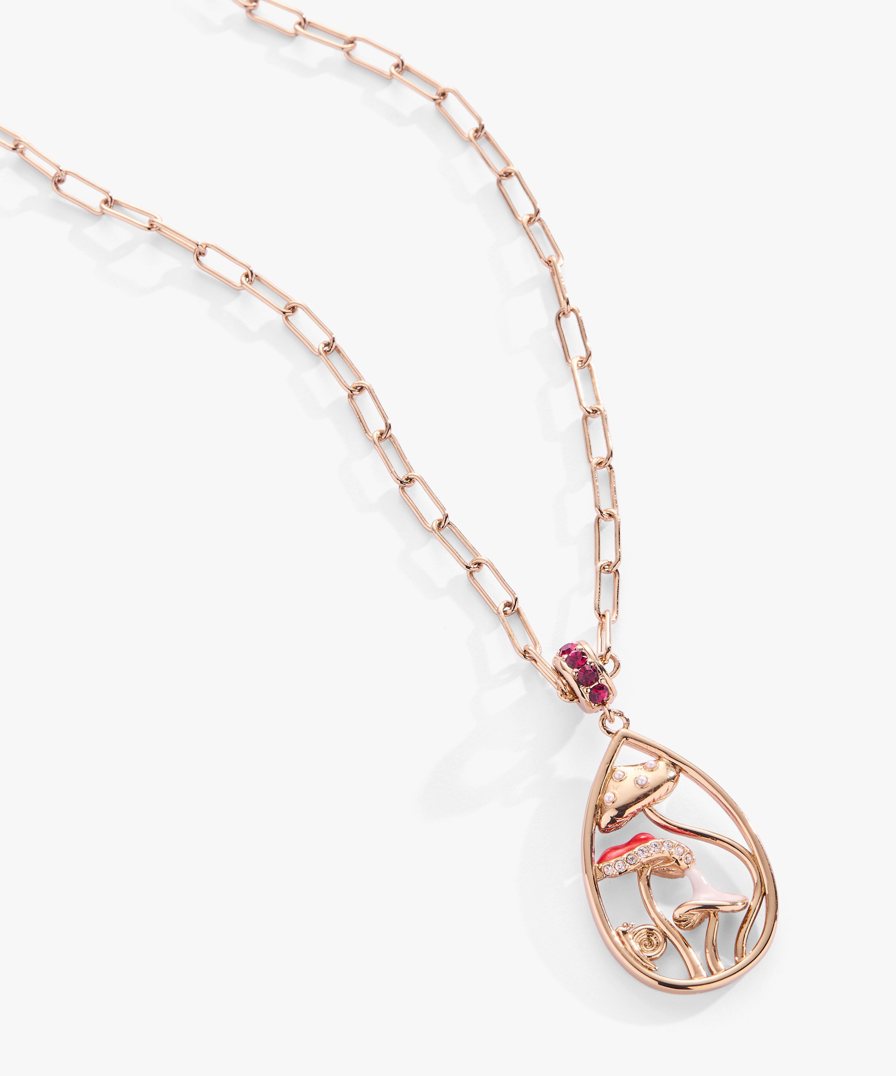 Mushroom Pendant Necklace