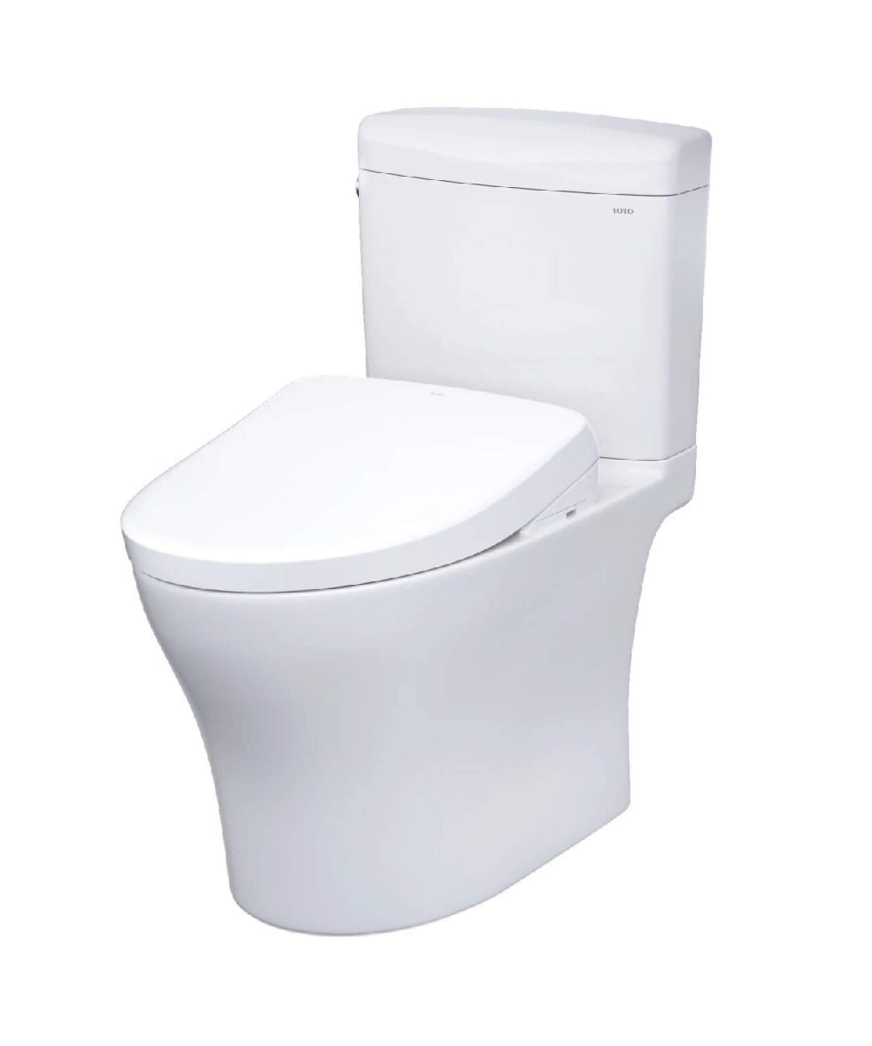 [MW4364726CEMFGN#01] TOTO Aquia IV Cube Washlet S7 With 1.28 GPF And 0.9 Elongated Bidet Toilet (SAK19352)