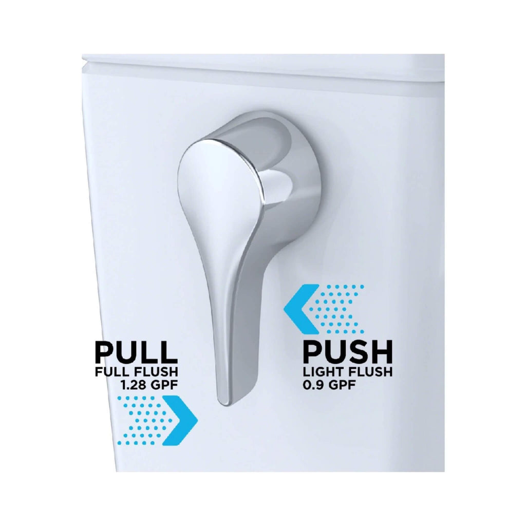 [MW4364736CEMFGN#01] TOTO Aquia IV Cube 1.28 GPF And 0.9 GPF Dynamax Tornado Flush Toilet With Washlet S7A Bidet Seat (SAK74285)