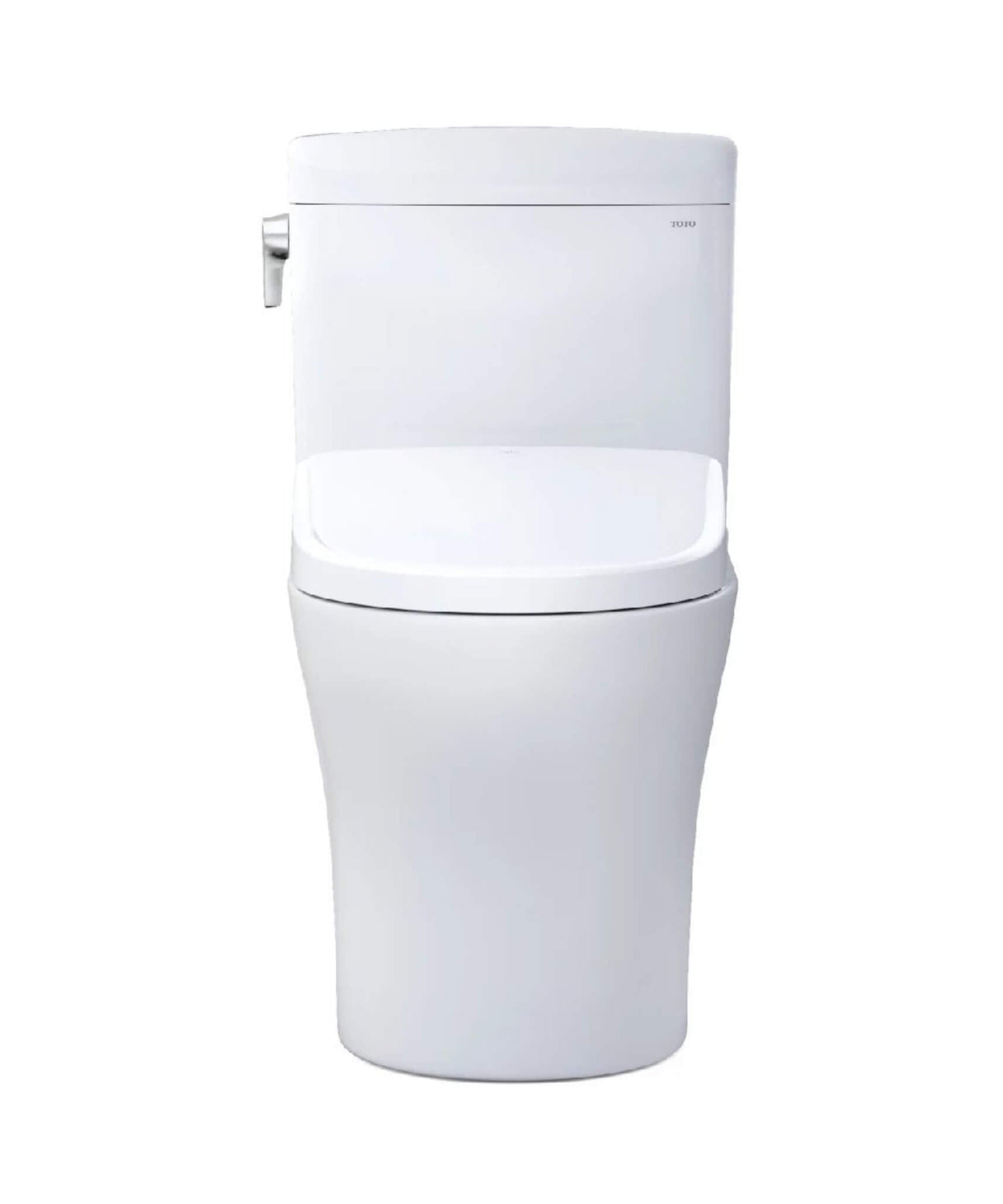 [MW4364736CEMFGN#01] TOTO Aquia IV Cube 1.28 GPF And 0.9 GPF Dynamax Tornado Flush Toilet With Washlet S7A Bidet Seat (SAK74285)