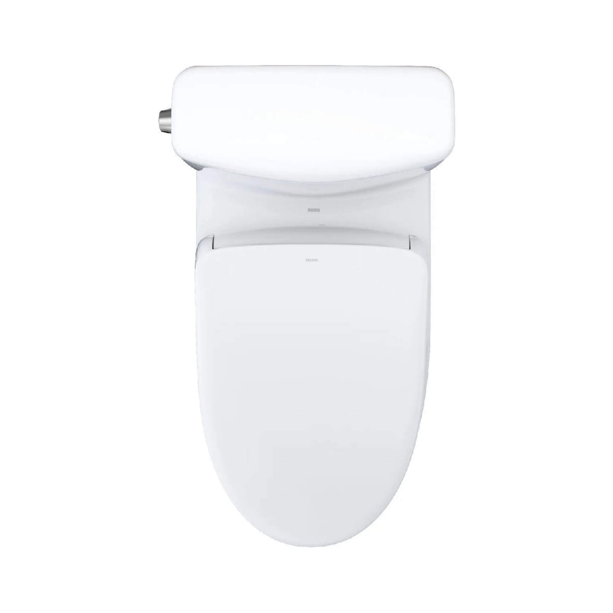 [MW4364736CEMFGN#01] TOTO Aquia IV Cube 1.28 GPF And 0.9 GPF Dynamax Tornado Flush Toilet With Washlet S7A Bidet Seat (SAK74285)