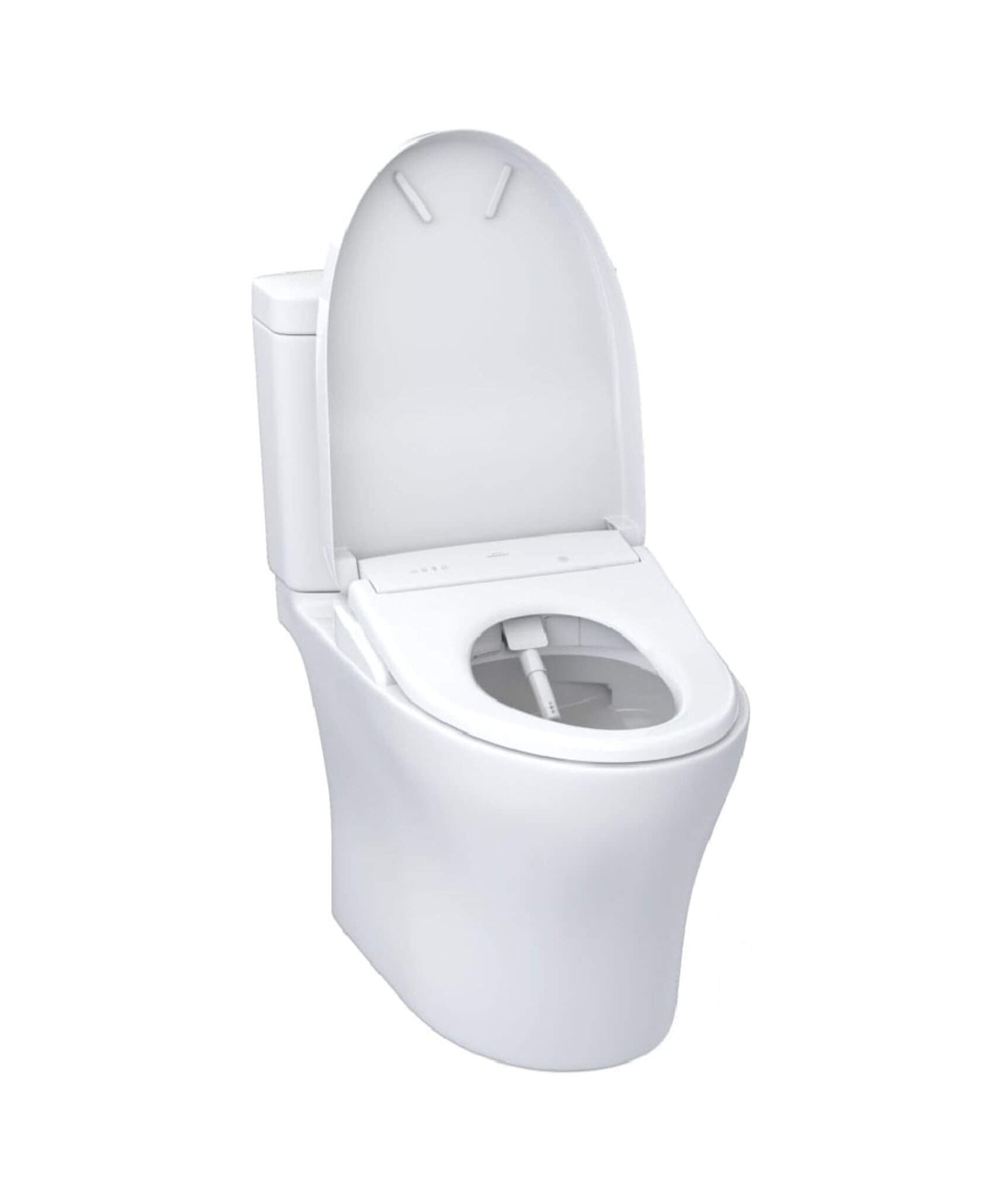 [MW4464726CEMFGN#01] TOTO Aquia IV Dual Flush Elongated Universal Height Toilet With Washlet S7 Bidet Seat (SAK53982)