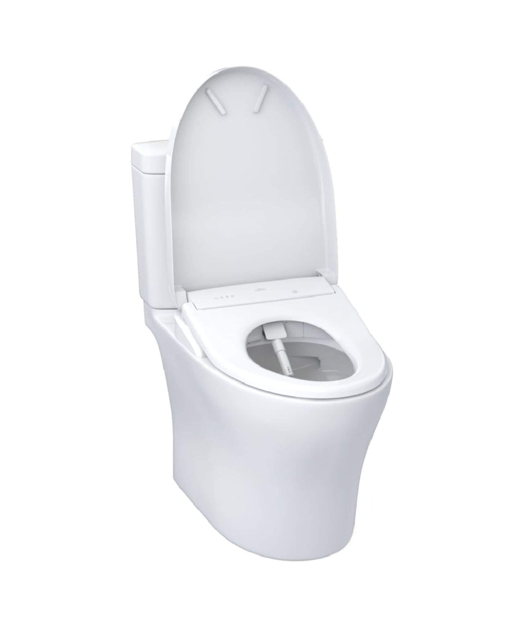 [MW4464736CEMFGN#01] TOTO Aquia IV Dual Flush Elongated Chair Height Toilet With Washlet S7A (SAK98062)
