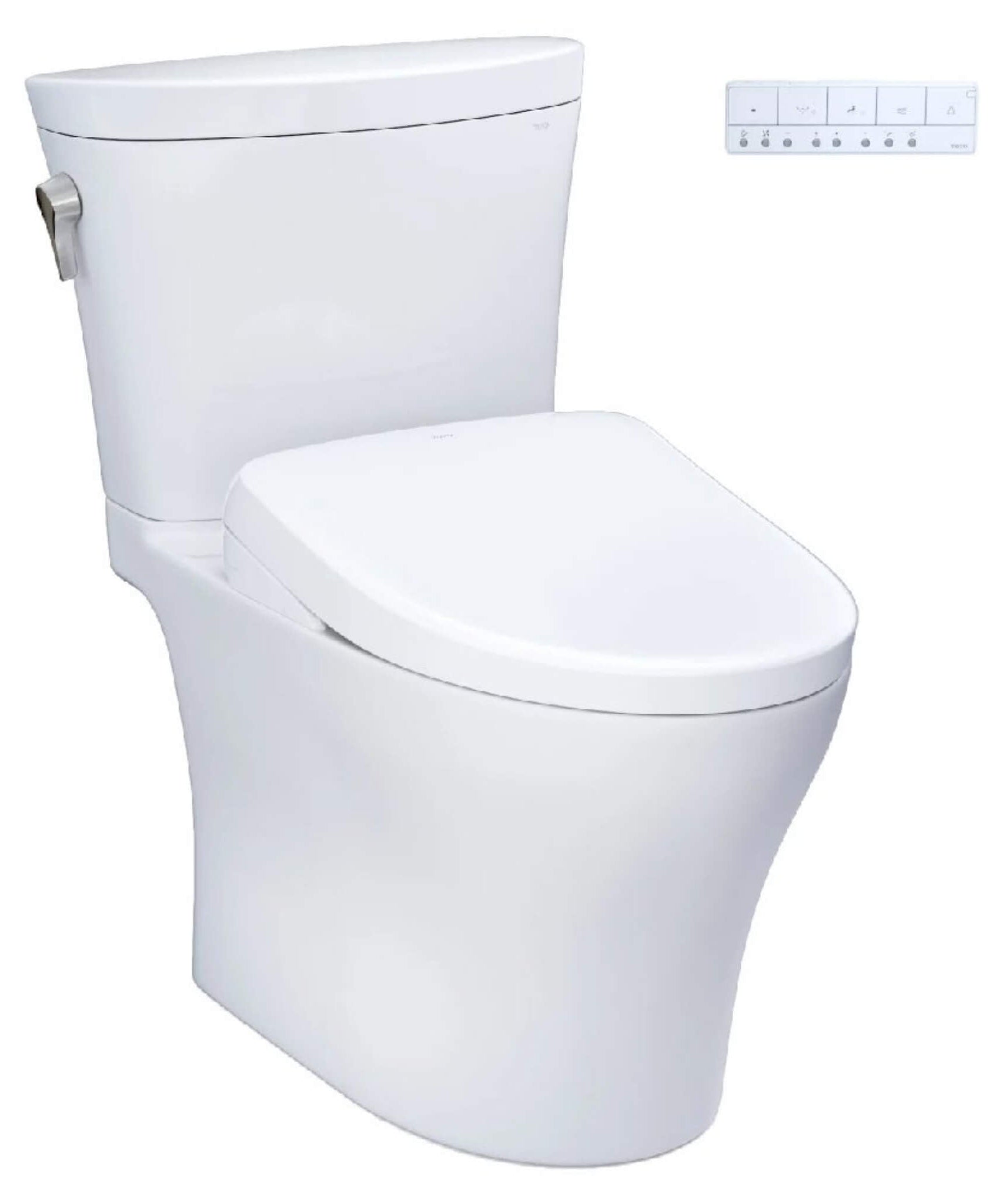 [MW4484726CEMFGN#01] TOTO Aquia IV Arc Dual Flush Universal Height Toilet With Washlet S7  Bidet Seat (SAK17483)