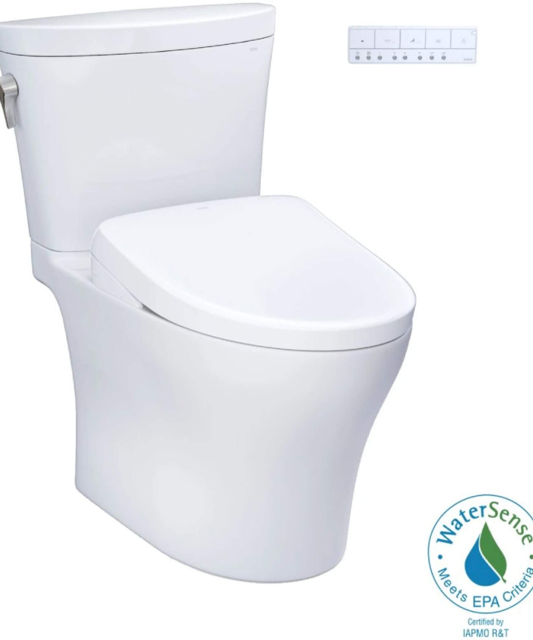 [MW4484736CEMFGN#01] TOTO Aquia IV Arc Dual Flush Universal Height Toilet With S7A Auto Open Bidet Seat (SAK92754)