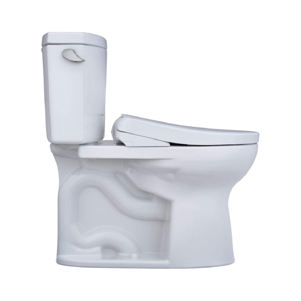 [MW4544726CEFG#01] TOTO Drake II 1.28 GPF Elongated Chair Height Toilet With Washlet S7 Bidet Seat (SAK29654)