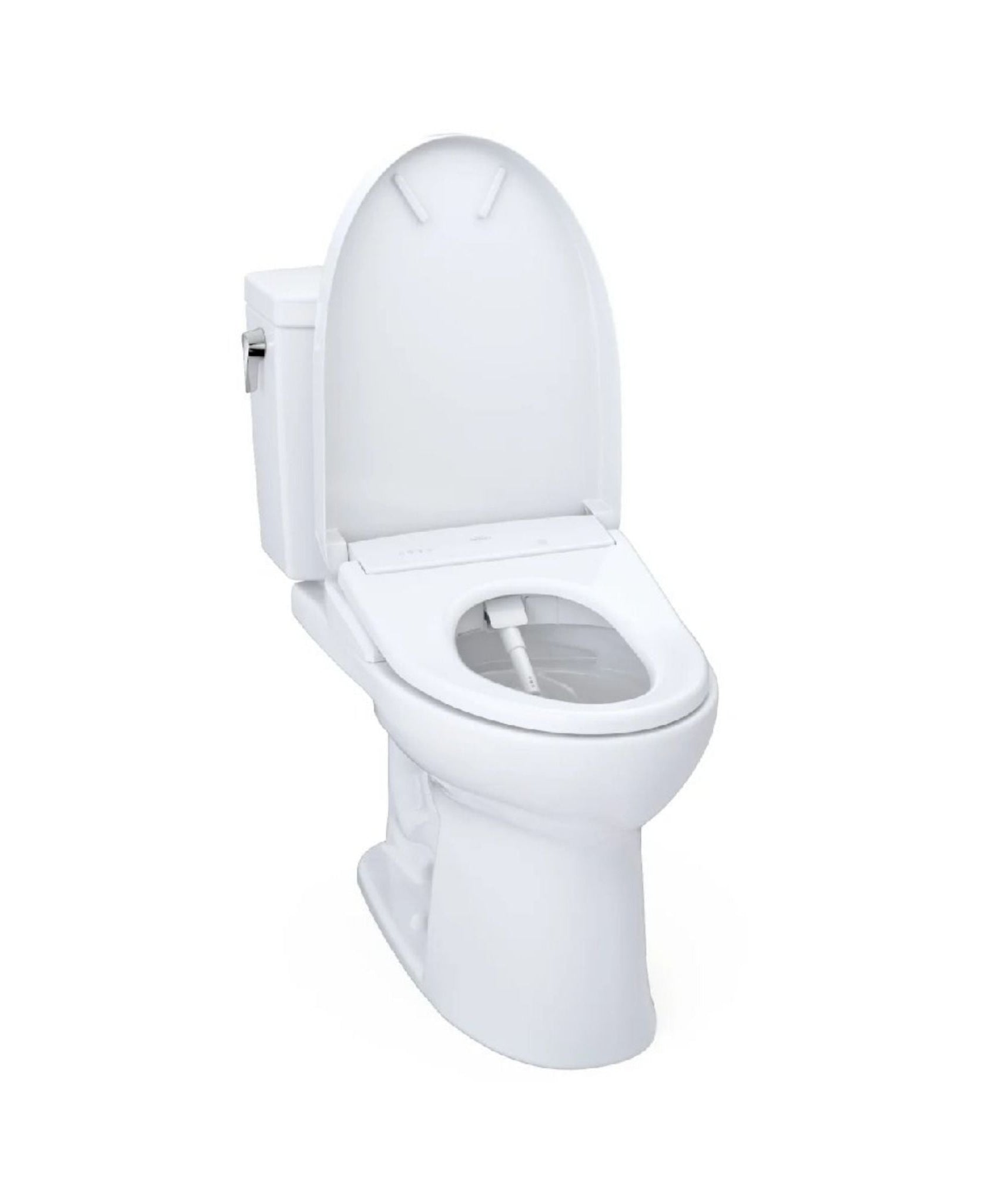 [MW4544726CUFG#01] TOTO Drake II 1 GPF Elongated Chair Height Toilet With Washlet S7A Bidet Seat (SAK53152)