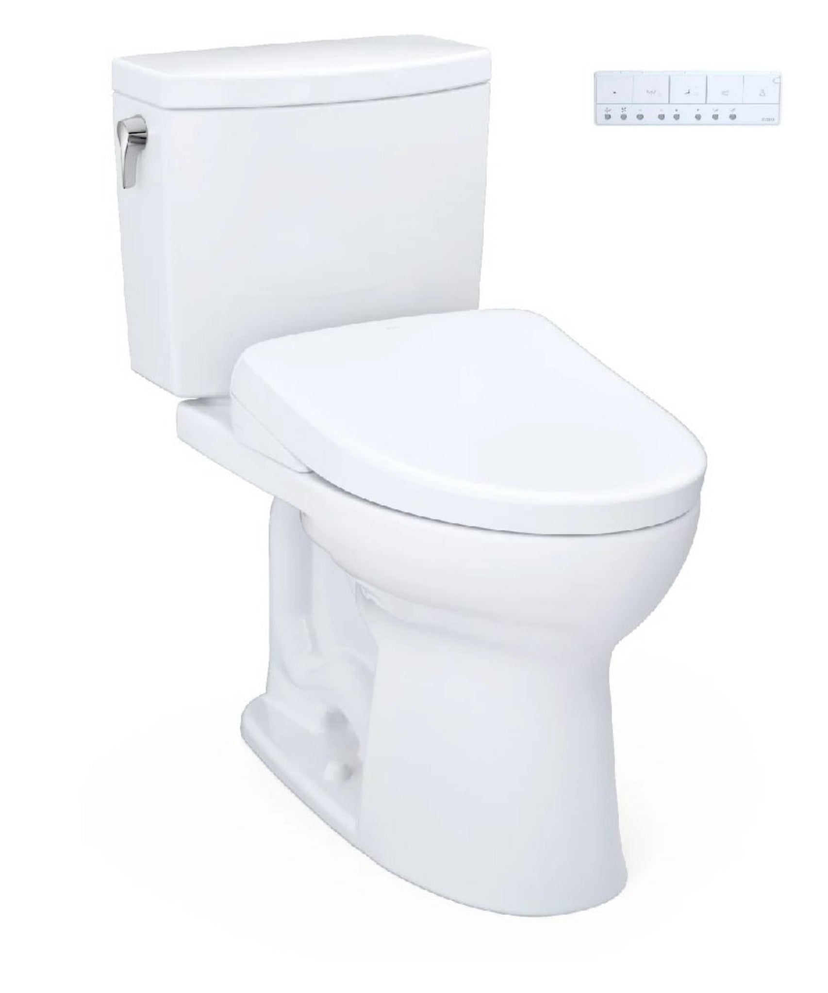 [MW4544726CUFGA#01] TOTO Drake II Washlet S7 And 1.0 GPF Elongated Chair Height Bidet Toilet (SAK70831)