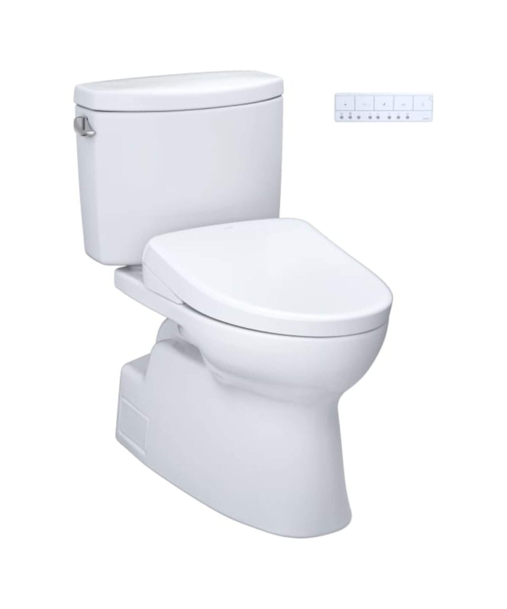 [MW4744726CEFG#01] TOTO Vespin II 1.28 GPF Chair Height Elongated Toilet With Washlet+ S7 Bidet Seat (SAK26135)