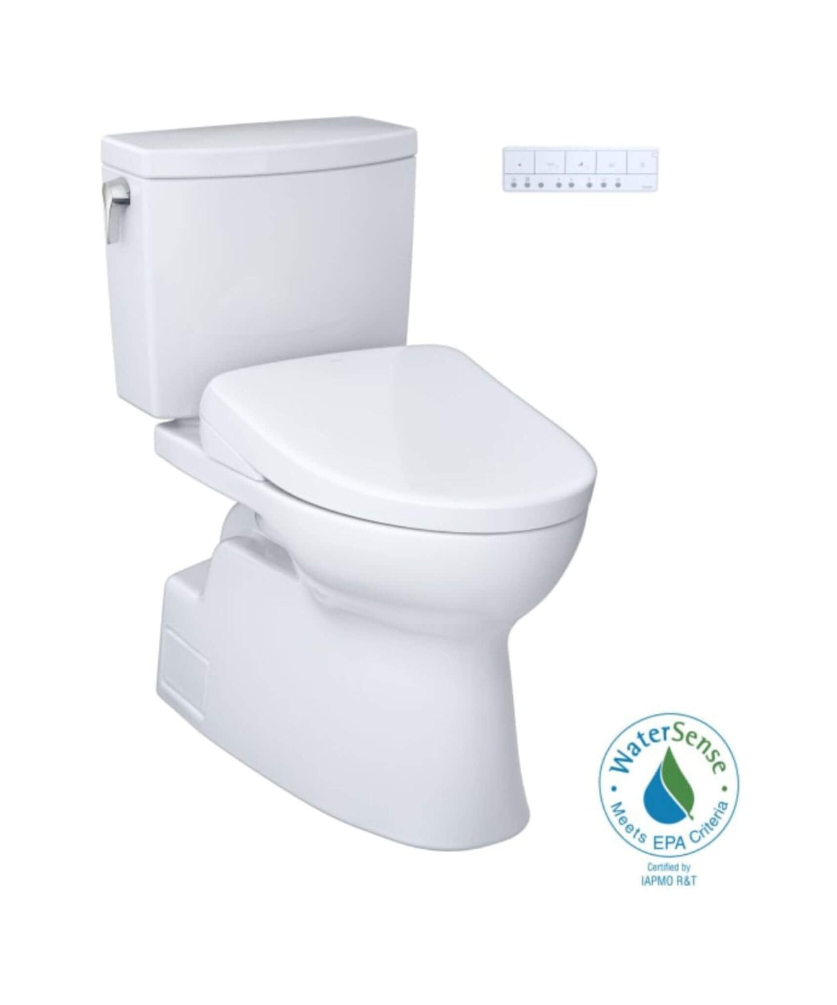 [MW4744736CUFG#01] TOTO Vespin II 1 GPF Elongated Chair Height Toilet With Washlet S7A Auto Open Bidet Seat (SAK56135)