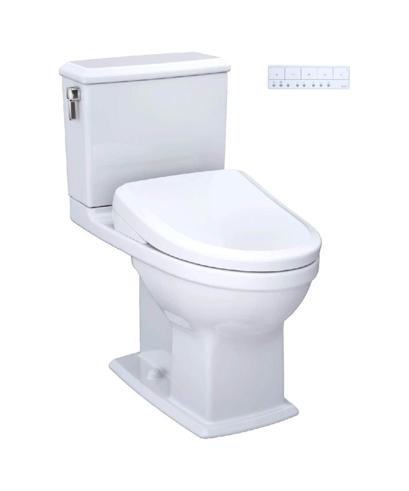 [MW4944724CEMFG#01] TOTO Connelly 0.9 GPF and 1.28 GPF Dual Flush Elongated Cefiontect Toilet With Washlet S7 Bidet Seat (SAK43705)