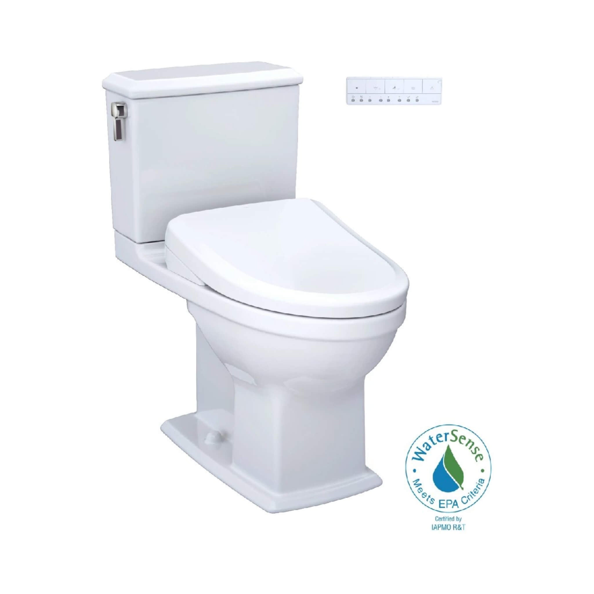 [MW4944724CEMFG#01] TOTO Connelly 0.9 GPF and 1.28 GPF Dual Flush Elongated Cefiontect Toilet With Washlet S7 Bidet Seat (SAK43705)