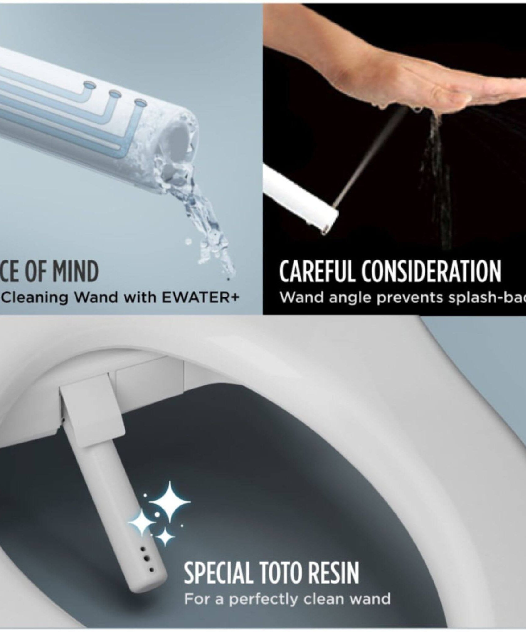 [MW4944734CEMFG#01] TOTO Connelly 1.28 GPF And 0.9 GPF Elongated Toilet With S7A Auto Open Bidet Seat (SAK24169)