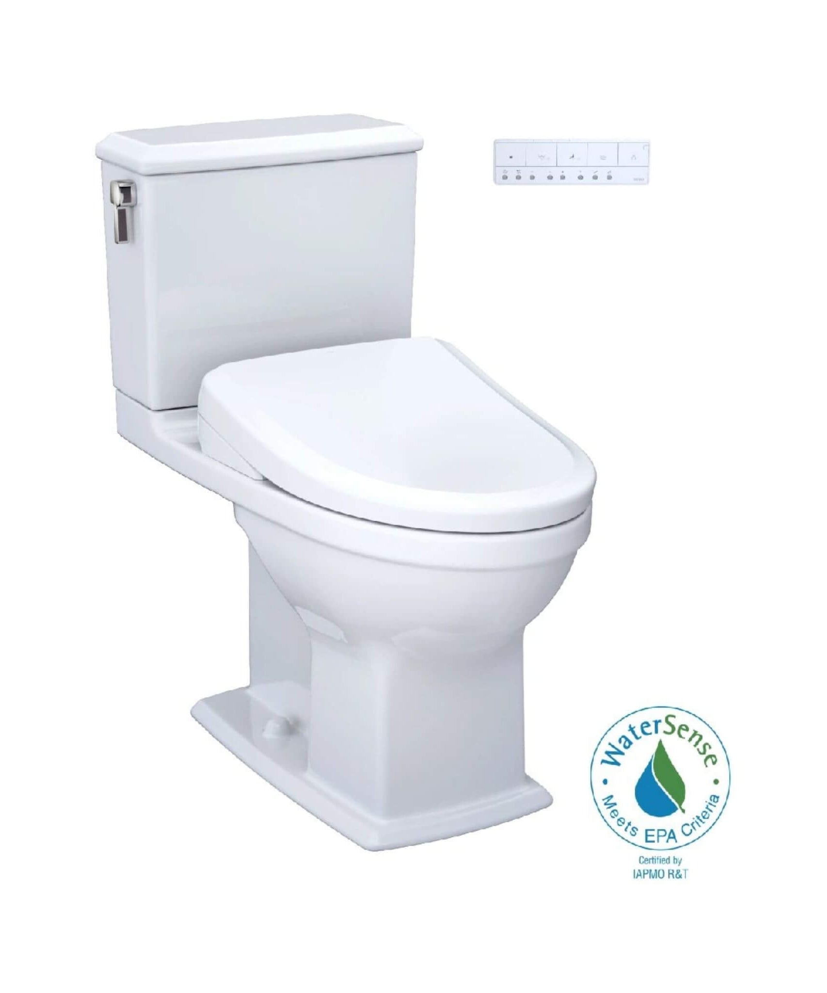 [MW4944734CEMFG#01] TOTO Connelly 1.28 GPF And 0.9 GPF Elongated Toilet With S7A Auto Open Bidet Seat (SAK24169)