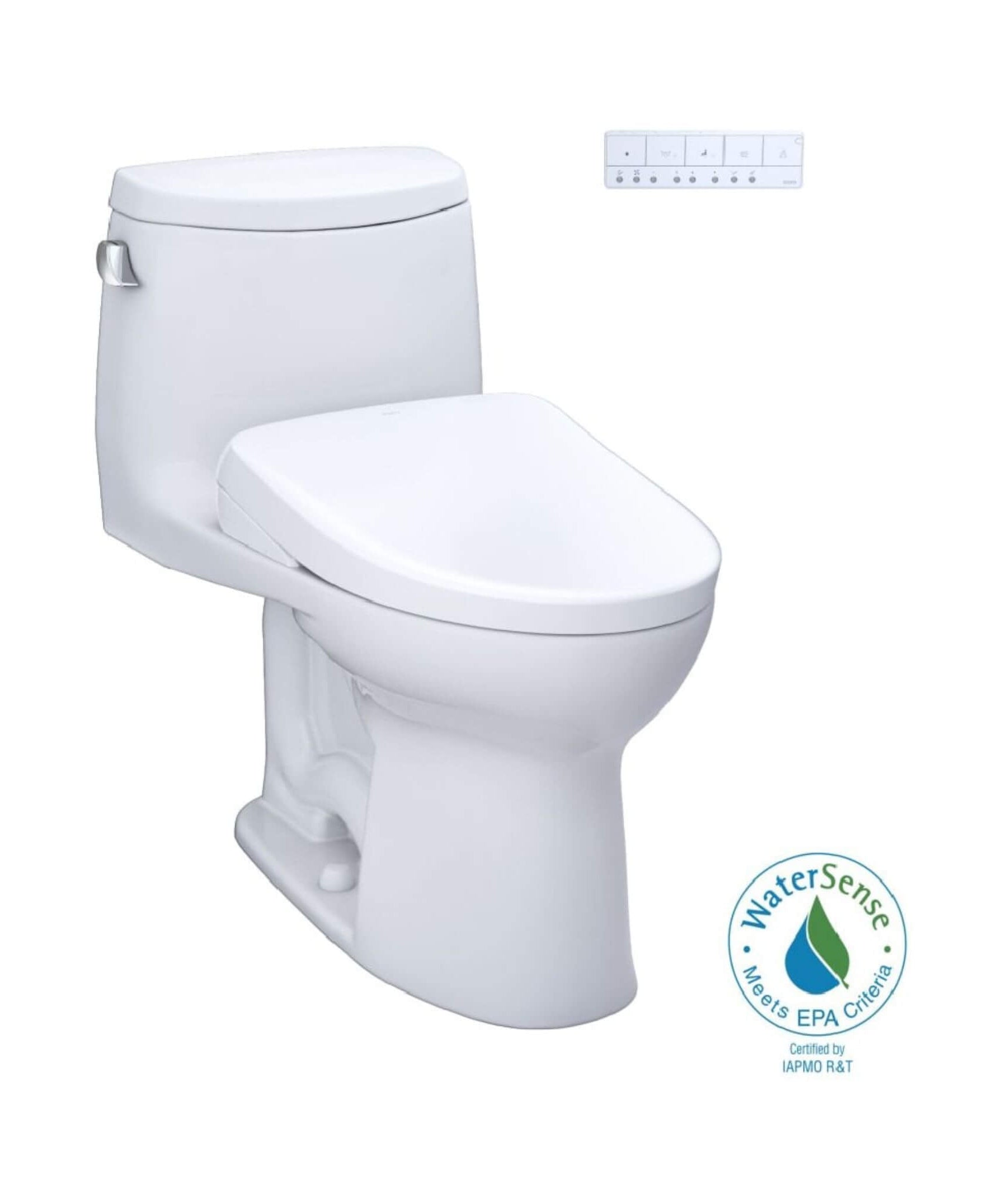 [MW6044726CEFG#01] TOTO Ultramax II 1.28 GPF One Piece Elongated Chair Height With Washlet S7 Bidet Seat Soft Close (SAK15913)