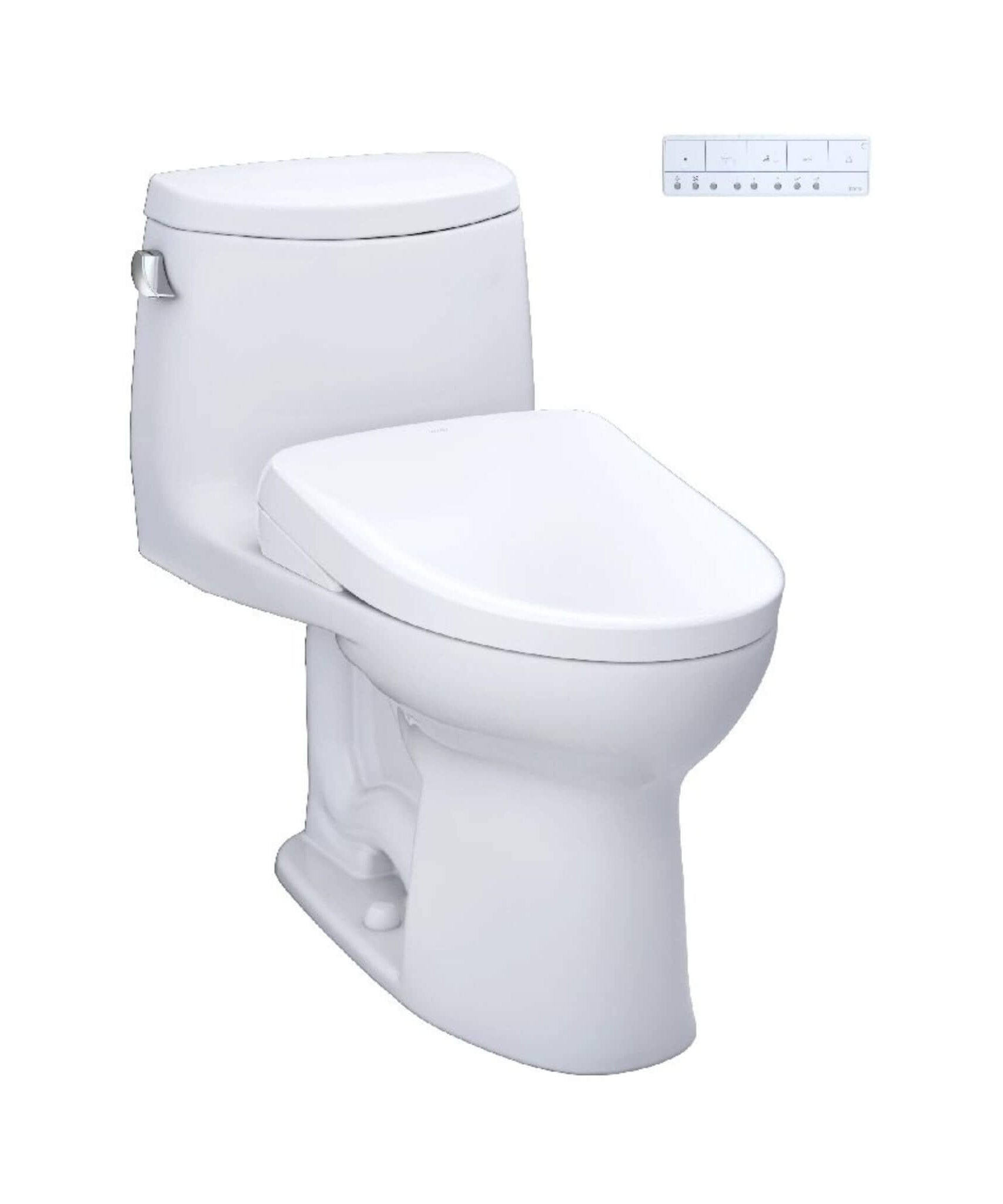 [MW6044726CEFG#01] TOTO Ultramax II 1.28 GPF One Piece Elongated Chair Height With Washlet S7 Bidet Seat Soft Close (SAK15913)