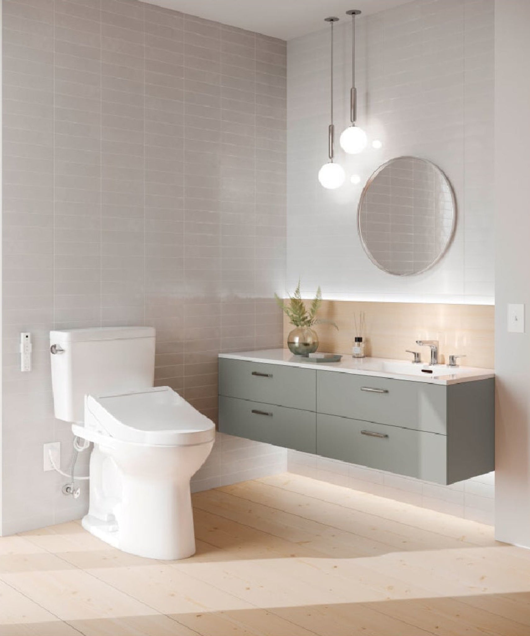 [MW7763084CEFG#01] TOTO Drake 1.28 GPF Washlet Universal Height Chair With C5 Bidet Toilet Seat (SAK70835)