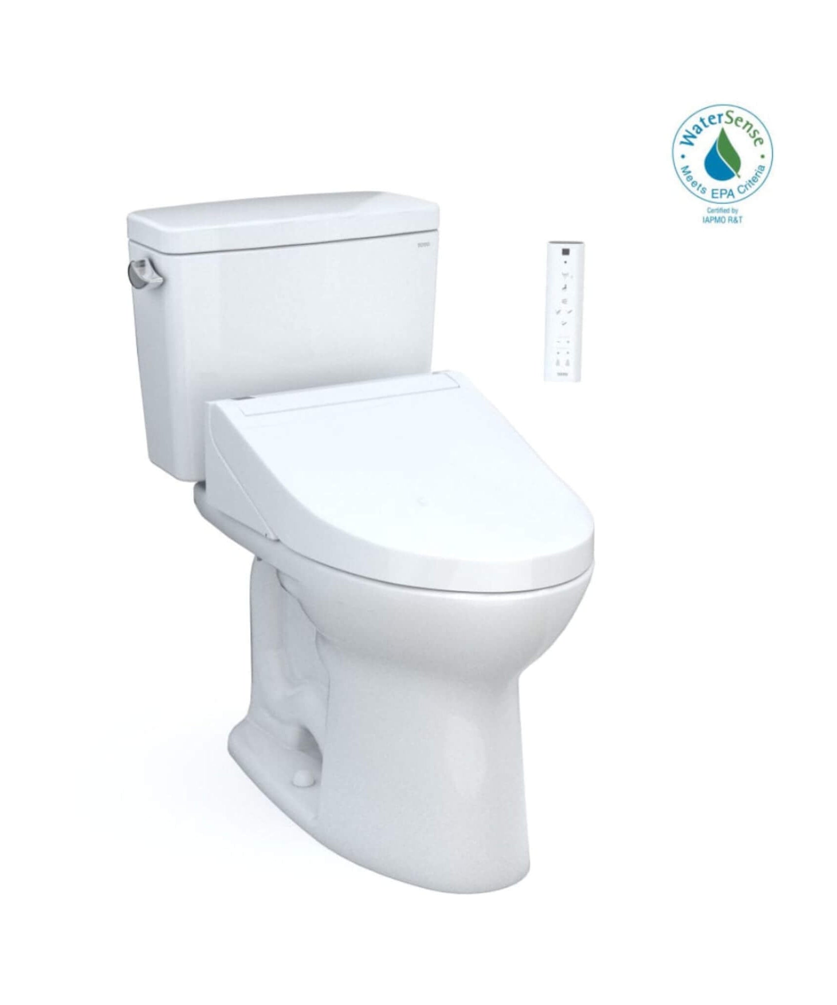 [MW7763084CEG#01] TOTO Drake 1.28 GPF Washlet Elongated Toilet With C5 Bidet Seat (SAK74362)