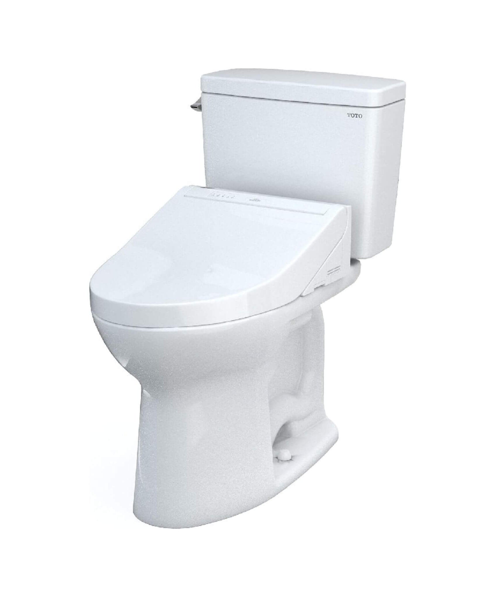 [MW7763084CSFG.10#01] TOTO Drake 1.6 GPF ELongated Chair Height Toilet With C5 Soft Close Bidet Seat (SAK71312)