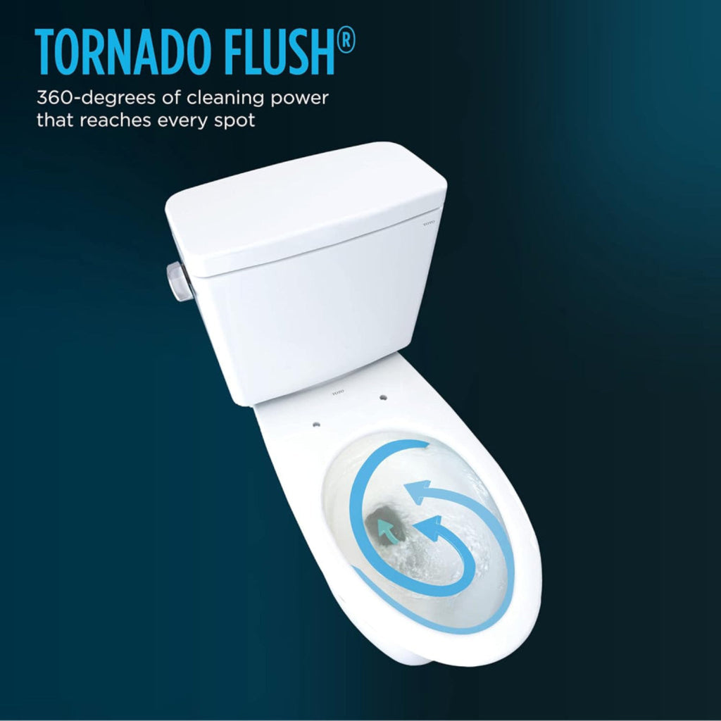 [MW7763084CSFG.10#01] TOTO Drake 1.6 GPF ELongated Chair Height Toilet With C5 Soft Close Bidet Seat (SAK71312)
