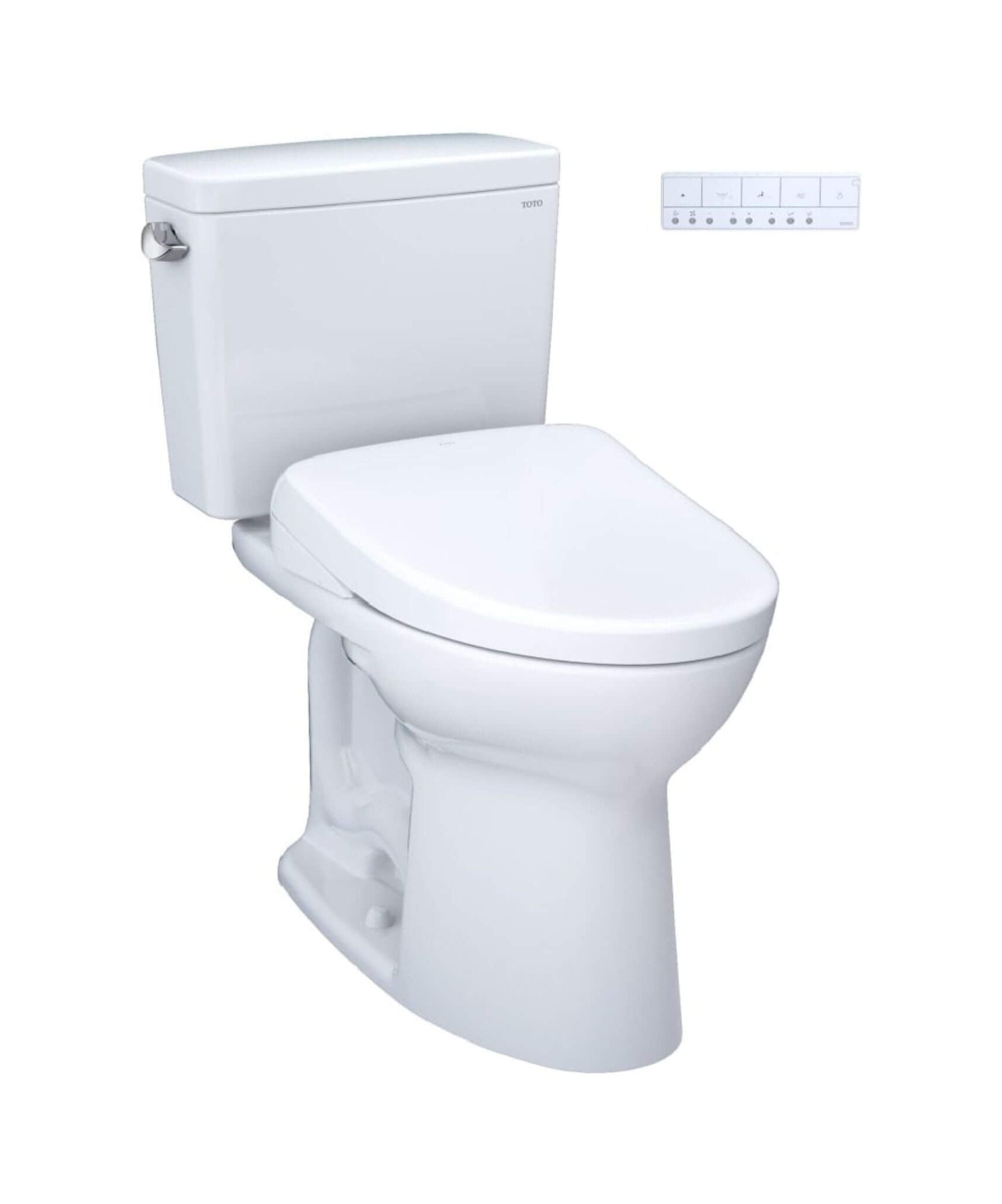 [MW7764726CEFG.10#01] TOTO Drake 1.28 GPF Universal Height Toilet With Washlet S7 Bidet Seat And 10" Rough-In (SAK58267)