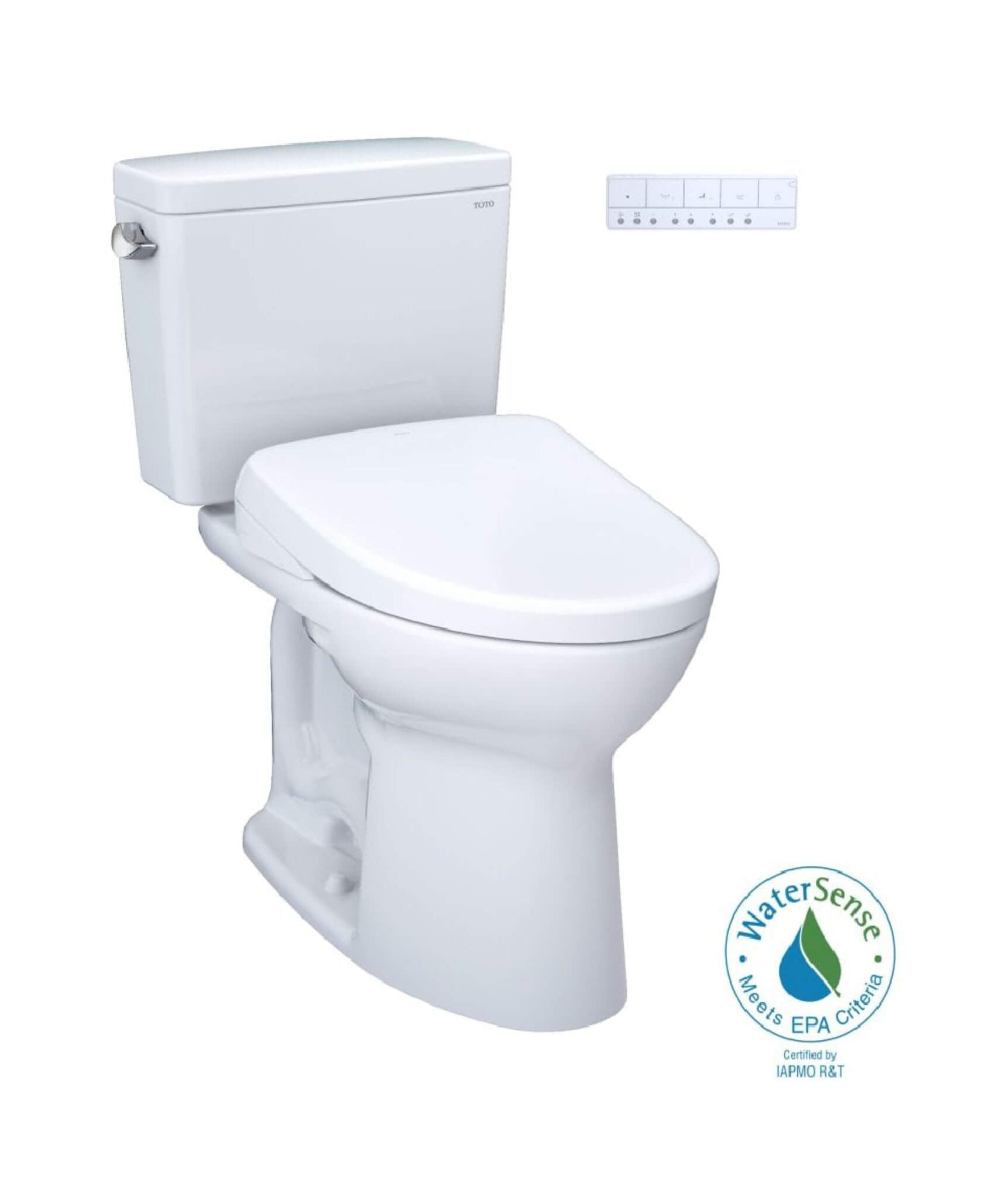 [MW7764726CEFG.10#01] TOTO Drake 1.28 GPF Universal Height Toilet With Washlet S7 Bidet Seat And 10" Rough-In (SAK58267)