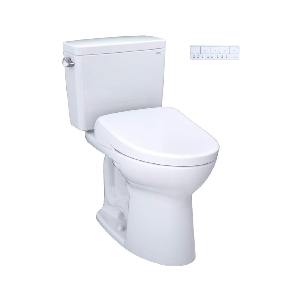[MW7764726CEGA#01] TOTO Drake Washlet S7 Bidet Seat With 1.28 GPF Elongated Toilet (SAK40628)