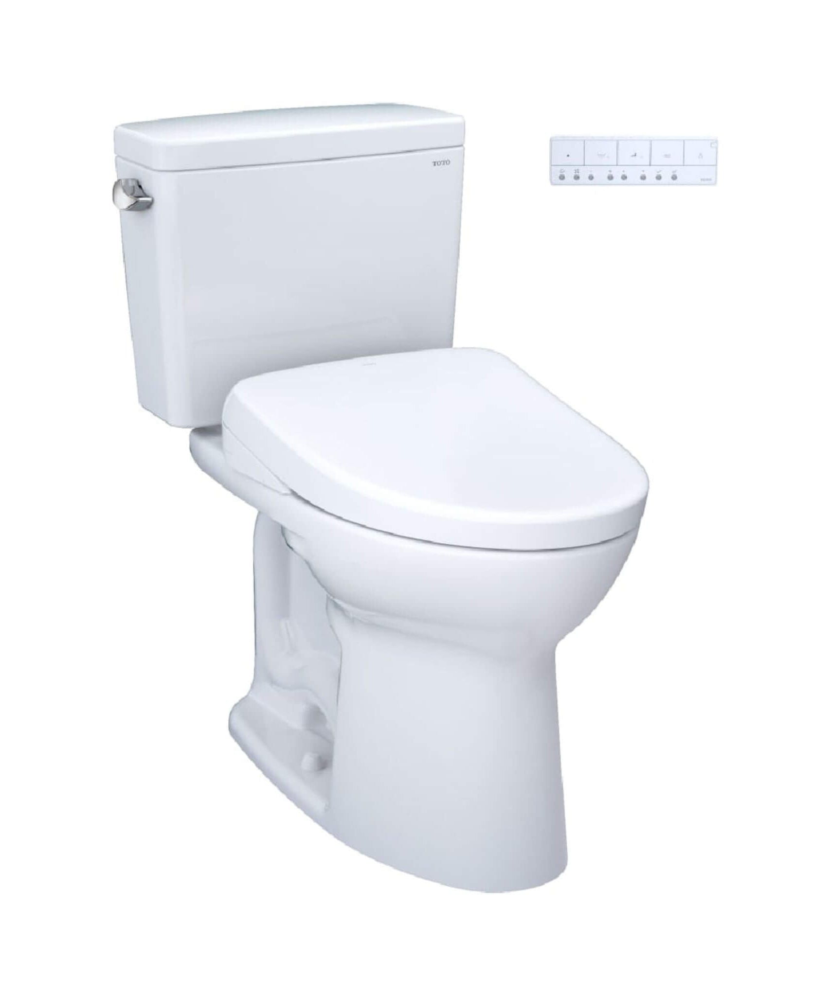 [MW7764726CSFG#01] TOTO Drake 1.6 GPF Elongated Chair Height Toilet With Washlet S7 Heated Bidet Seat And Night Light (SAK56817)