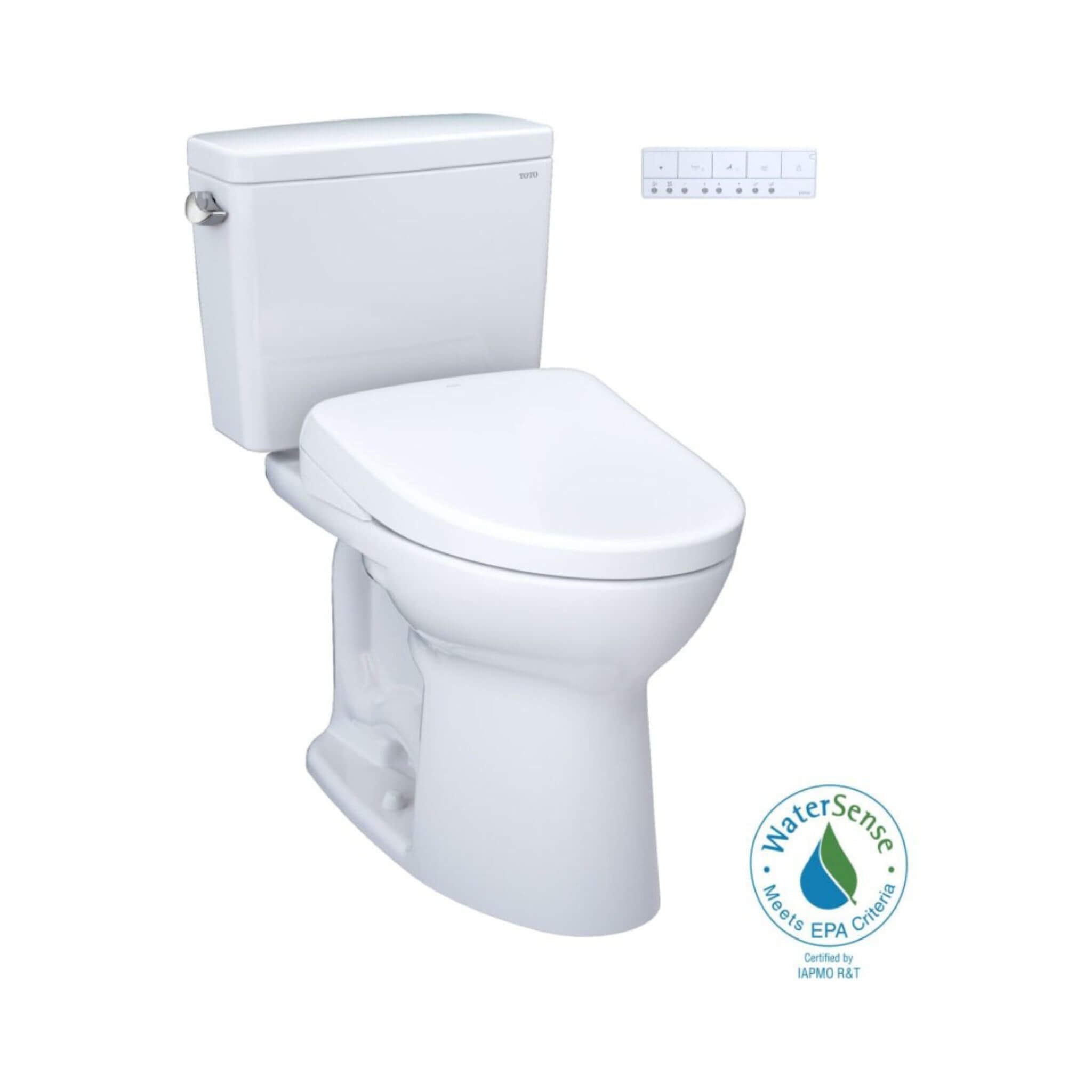[MW7764726CSFG#01] TOTO Drake 1.6 GPF Elongated Chair Height Toilet With Washlet S7 Heated Bidet Seat And Night Light (SAK56817)