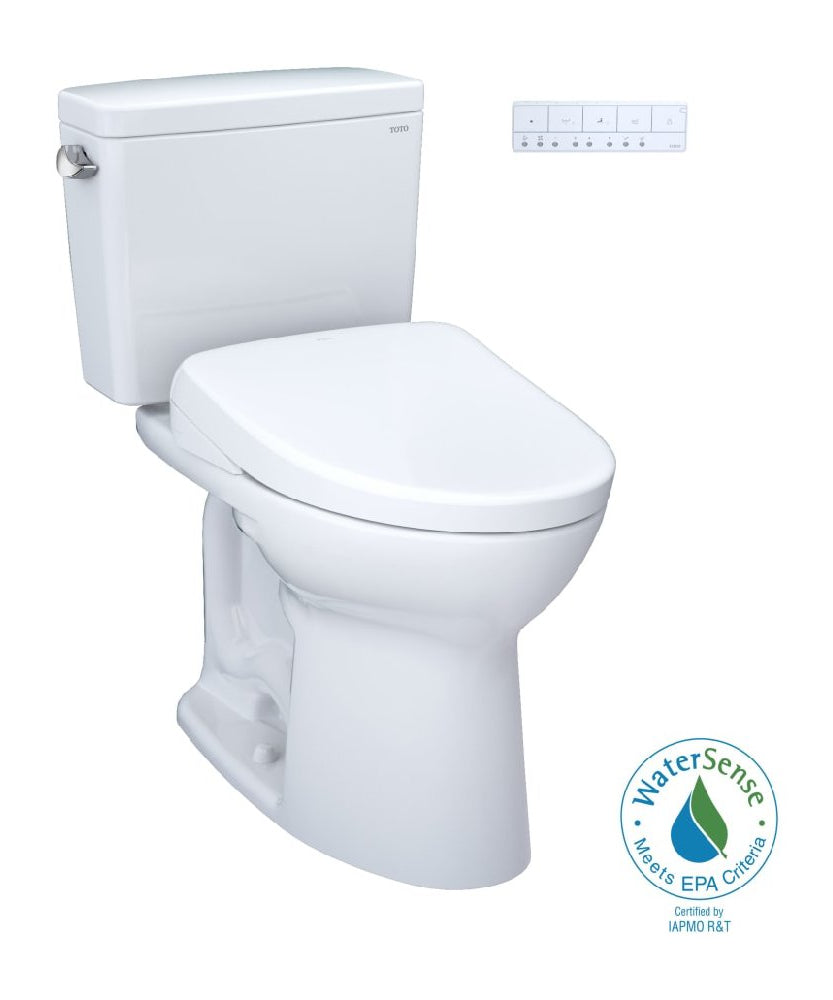 [MW7764726CSFG.10#01] TOTO Drake 1.6 GPF Elongated Chair Height Toilet With S7 Bidet Seat And 10" Rough In (SAK89024)