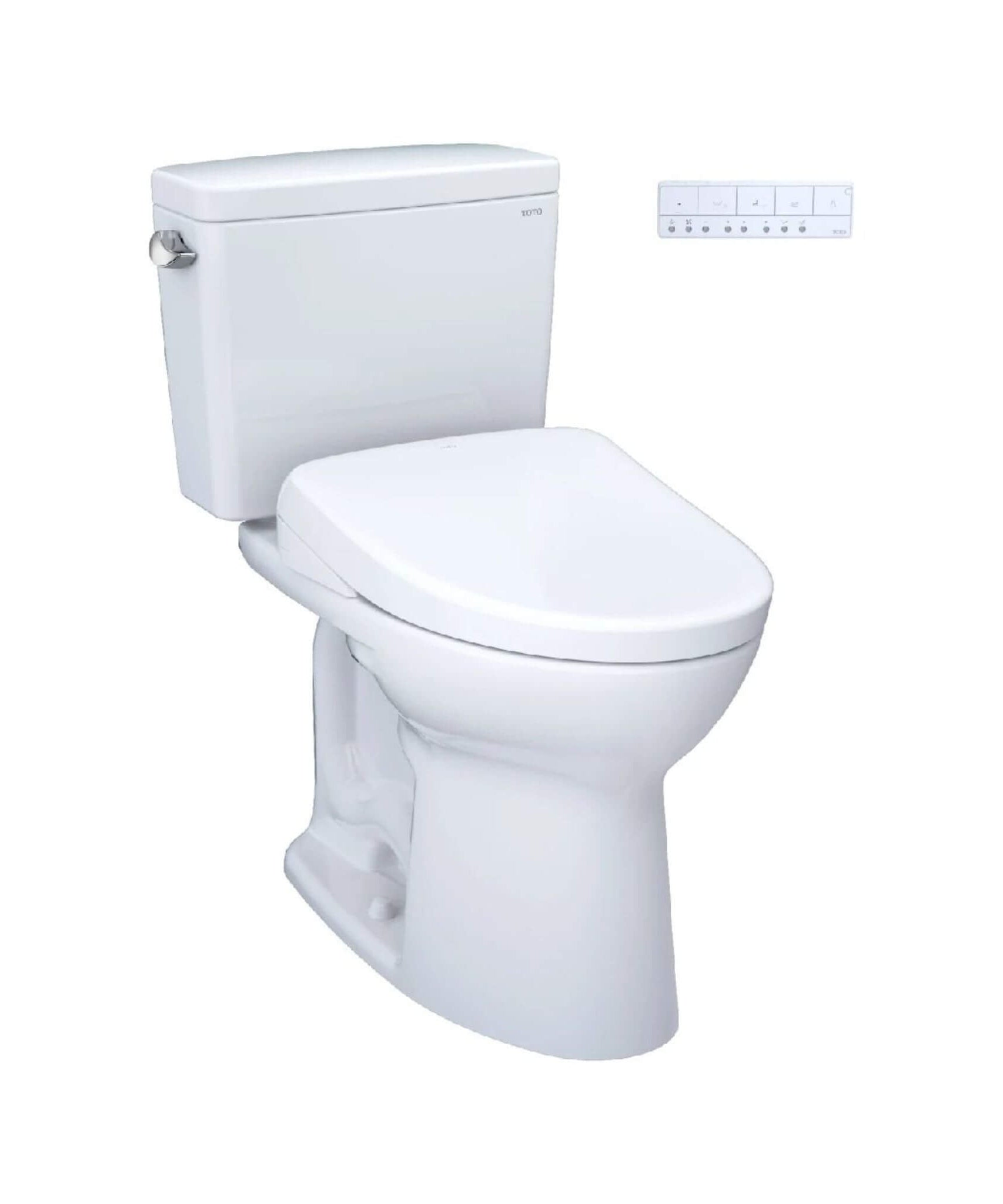 [MW7764726CSGA#01] TOTO Drake 1.6 GPF With Washlet S7 Auto Flush Elogated Bidet Seat Toilet (SAK39475)